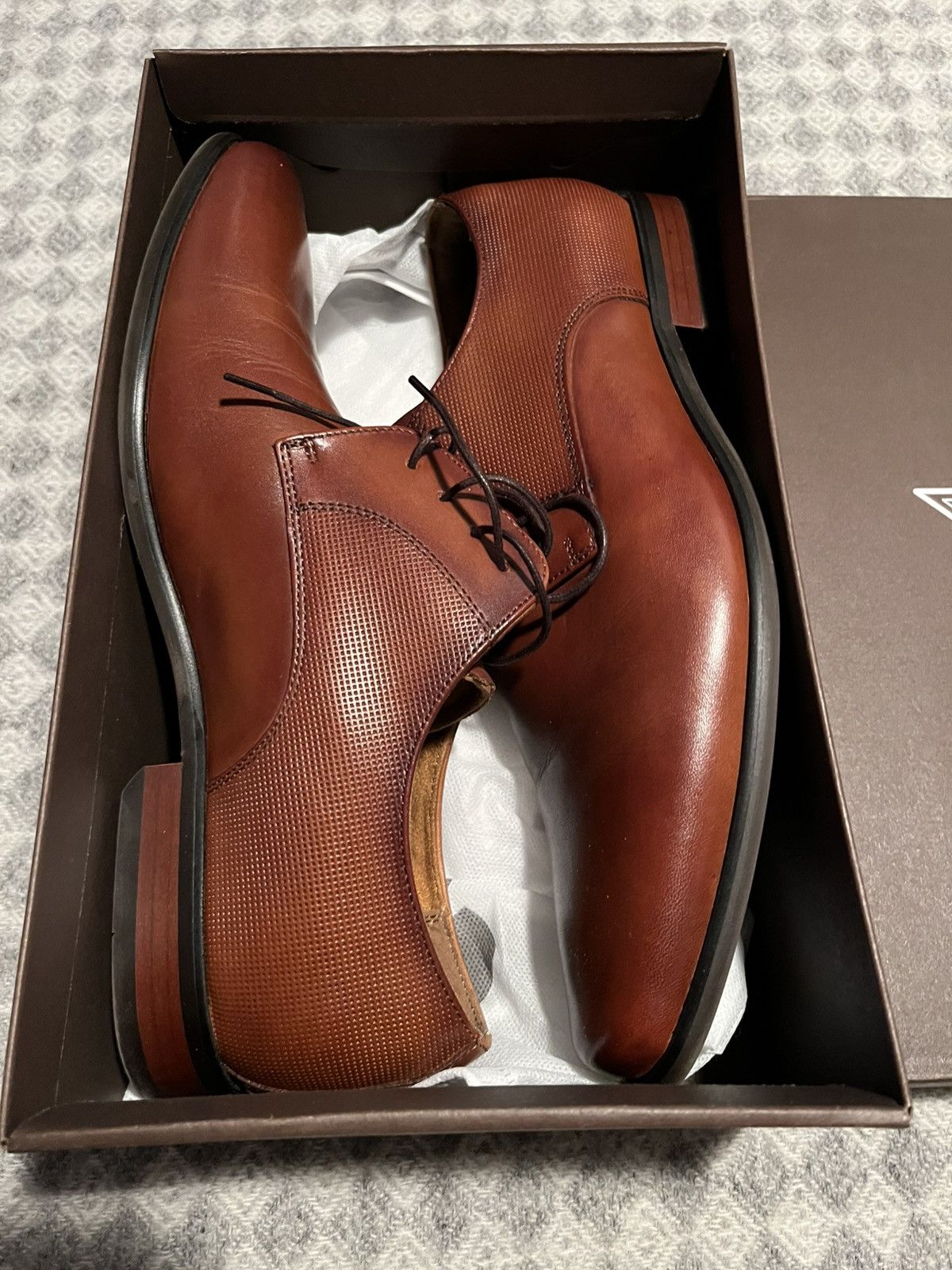 Florsheim Florsheim Brown Leather Lace Up Shoes Size 9 Size US 9 / EU 42 - 1 Thumbnail