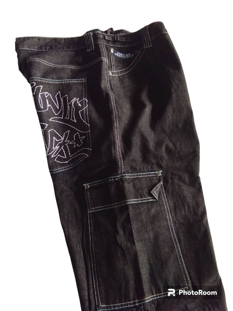 Ed Hardy × Jean Funky Jack Skateboard Baggy Jeans Size US 40 / EU 56 - 7 Thumbnail