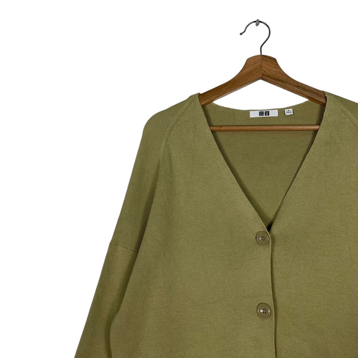 Uniqlo UNIQLO U Lemaire Green Cropped Cardigan #1187-C54 Size M / US 6-8 / IT 42-44 - 6 Thumbnail