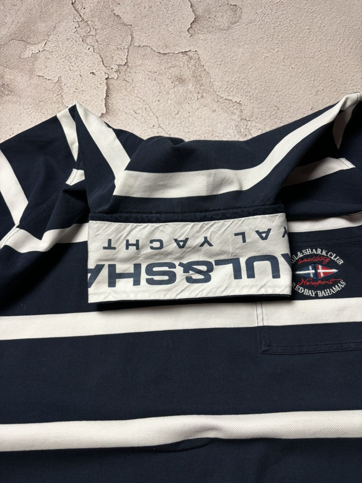 Paul & Shark Paul & Shark polo shirt blue white striped jersey L Size US L / EU 52-54 / 3 - 5 Thumbnail