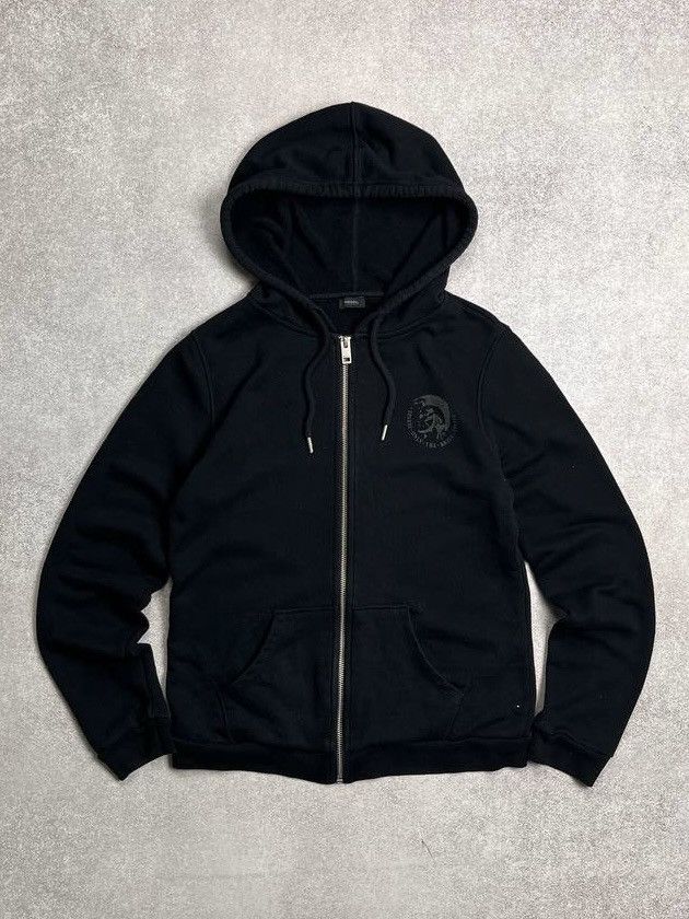 Diesel × Vintage Vintage Diesel Archival Boxy Zip Hoodie S Size US S / EU 44-46 / 1 - 1 Thumbnail