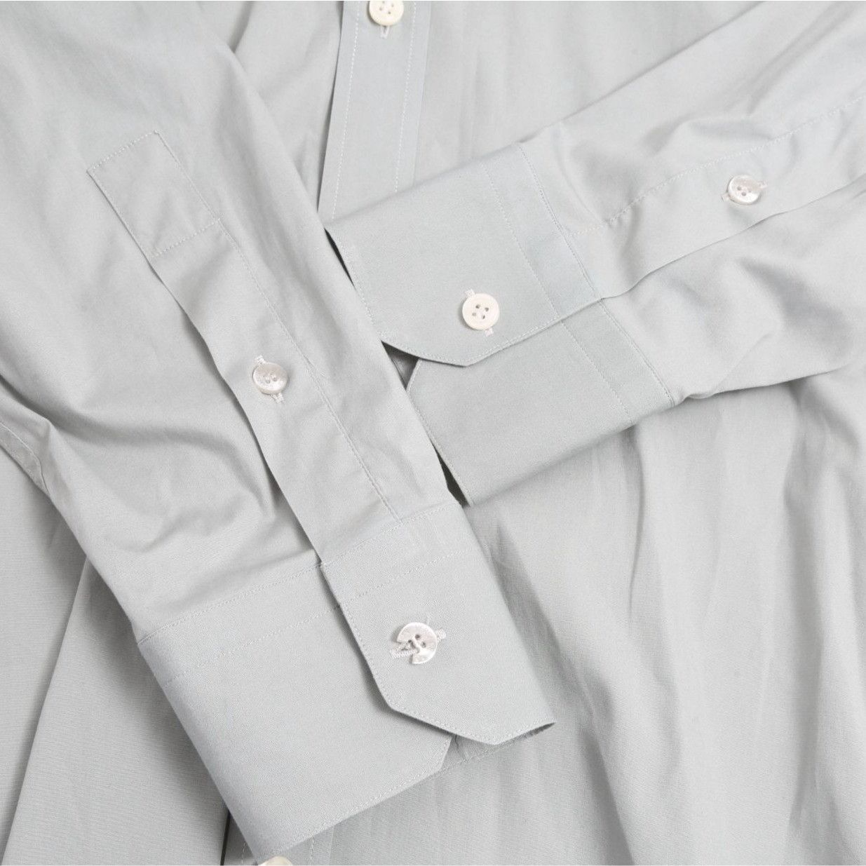 Versace Versace Collection City Fit Smoke Grey Long Sleeve Button Do Size US S / EU 44-46 / 1 - 5 Thumbnail