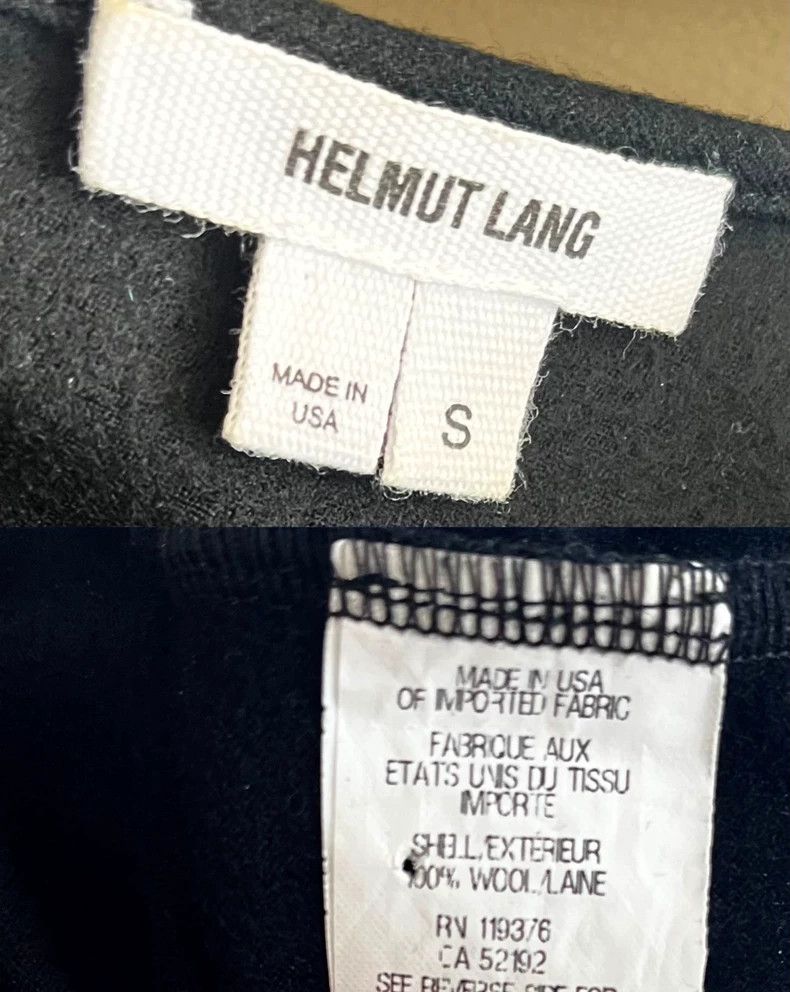 Helmut Lang HELMUT LANG Irregular knotted wool dress Size S / US 4 / IT 40 - 9 Thumbnail