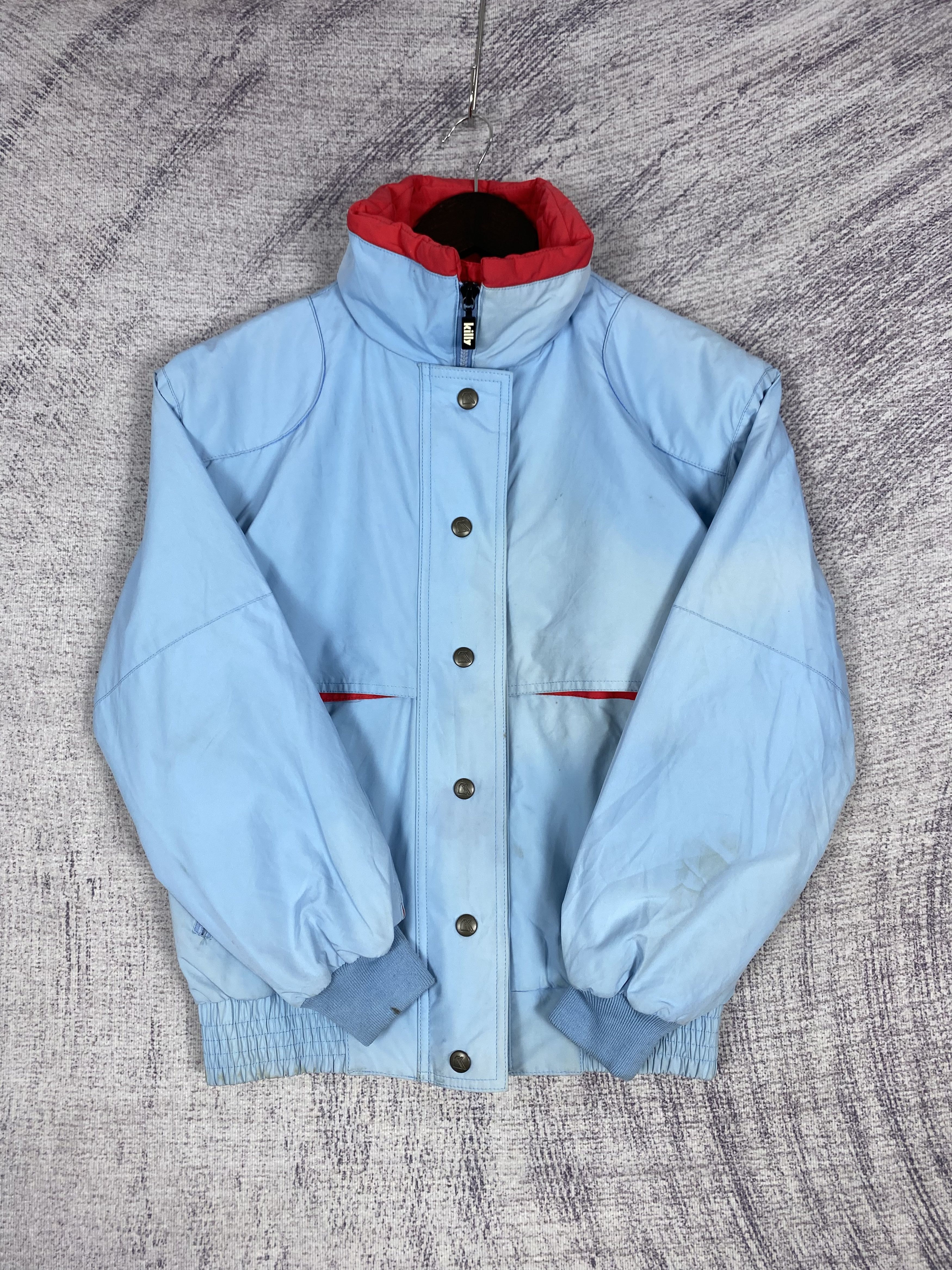Asics Vintage Killy Asics Little Faded Full Zip Bombers Jacket Size US XS / EU 42 / 0 - 5 Thumbnail
