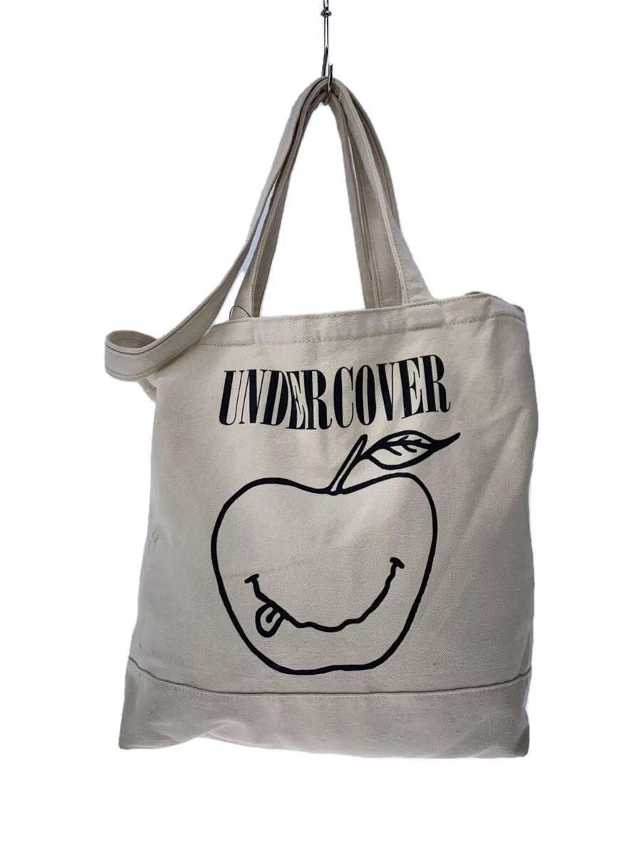 image of Undercover Smiley Apple Tote Bag in Cream, Men's