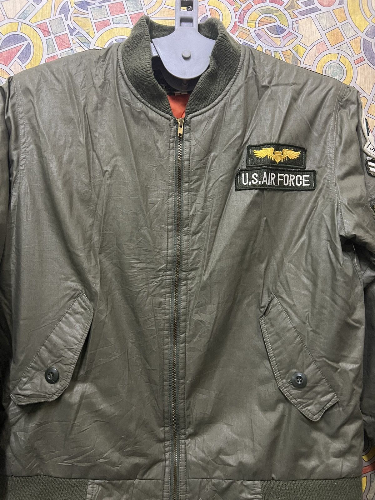 Other U.S.AIR .FORCE JACKET USAF. (GJ38) Size US L / EU 52-54 / 3 - 13 Thumbnail