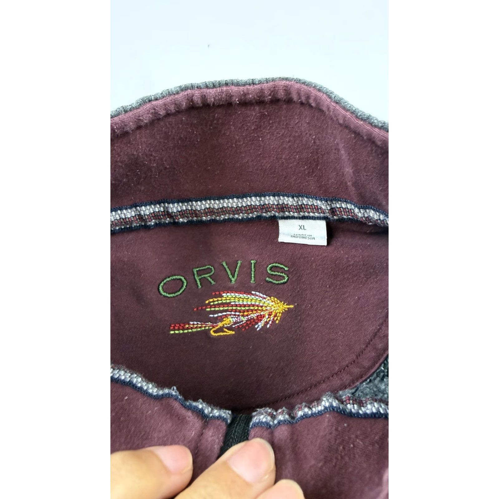 Orvis Orvis Sweatshirt Mens XL Gray Quarter Zip Mock Neck Pullover Outdoors Casual Size US XL / EU 56 / 4 - 6 Thumbnail