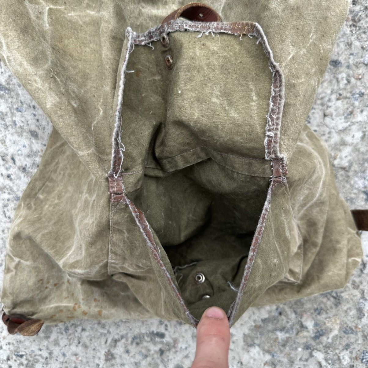Y/Project Vintage Japanese Style Soviet USSR Bags Backpack Y2K WW2 Size ONE SIZE - 15 Thumbnail