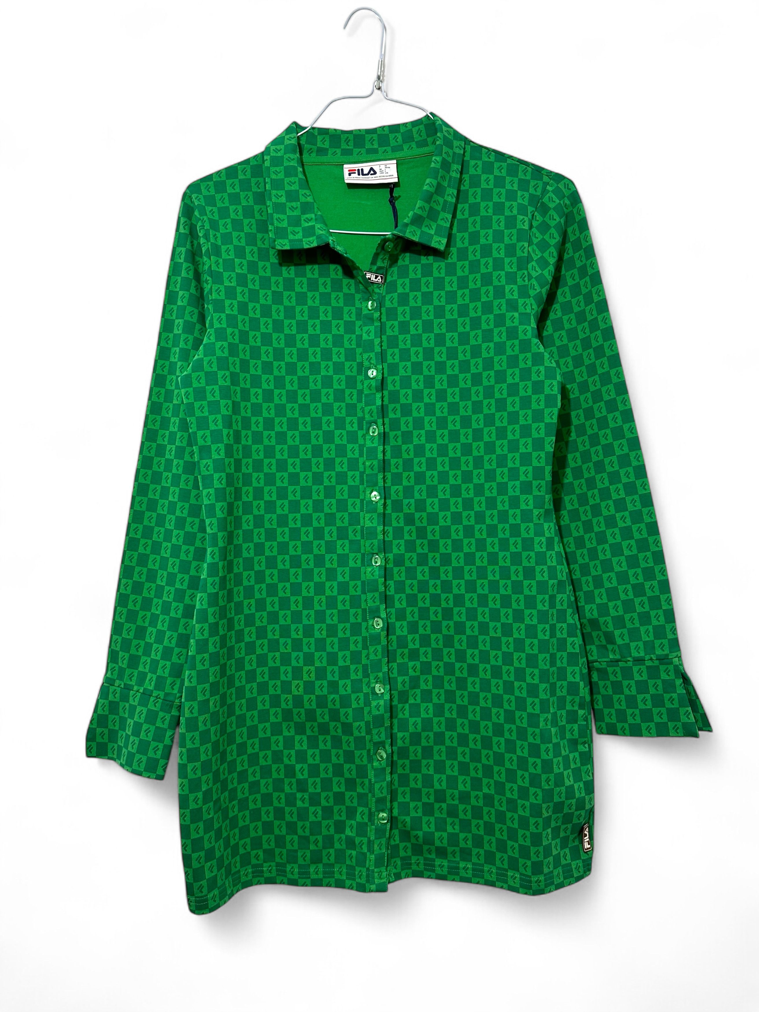 Fila Fila retro mini dress in green (L) Size L / US 10 / IT 46 - 4 Thumbnail