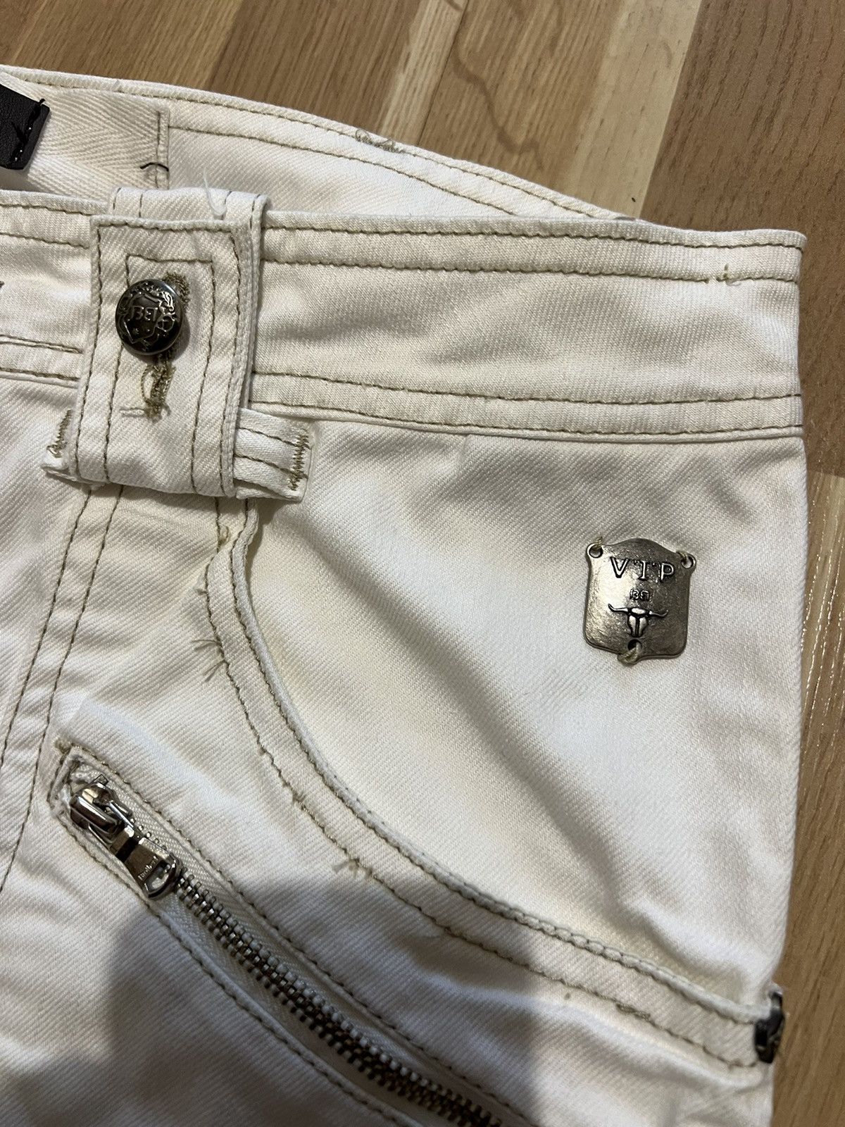 Hysteric Glamour × Japanese Brand × Vintage VINTAGE JUNYA WATANABE BALENCIAGA STYLE CARGO PANTS WHITE Size US 34 / EU 50 - 7 Thumbnail