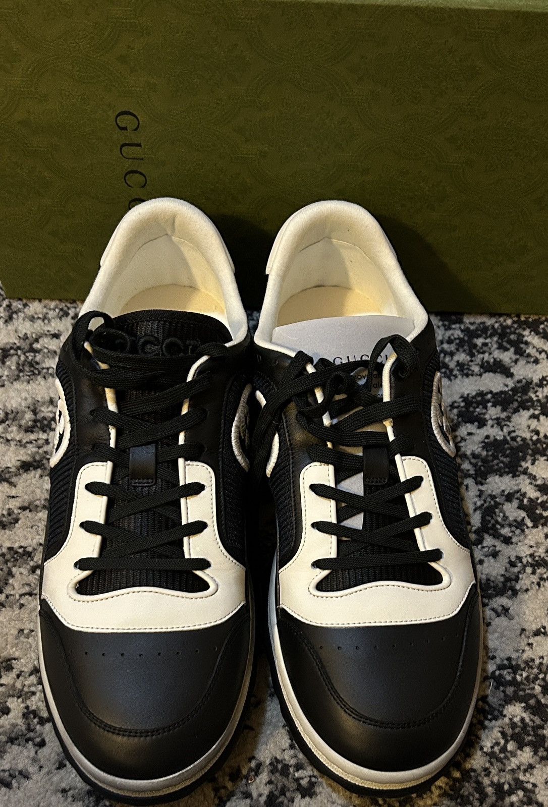 Gucci Gucci MAC80 Sneaker Black Off White Size US 11.5 / EU 44-45 - 2 Thumbnail