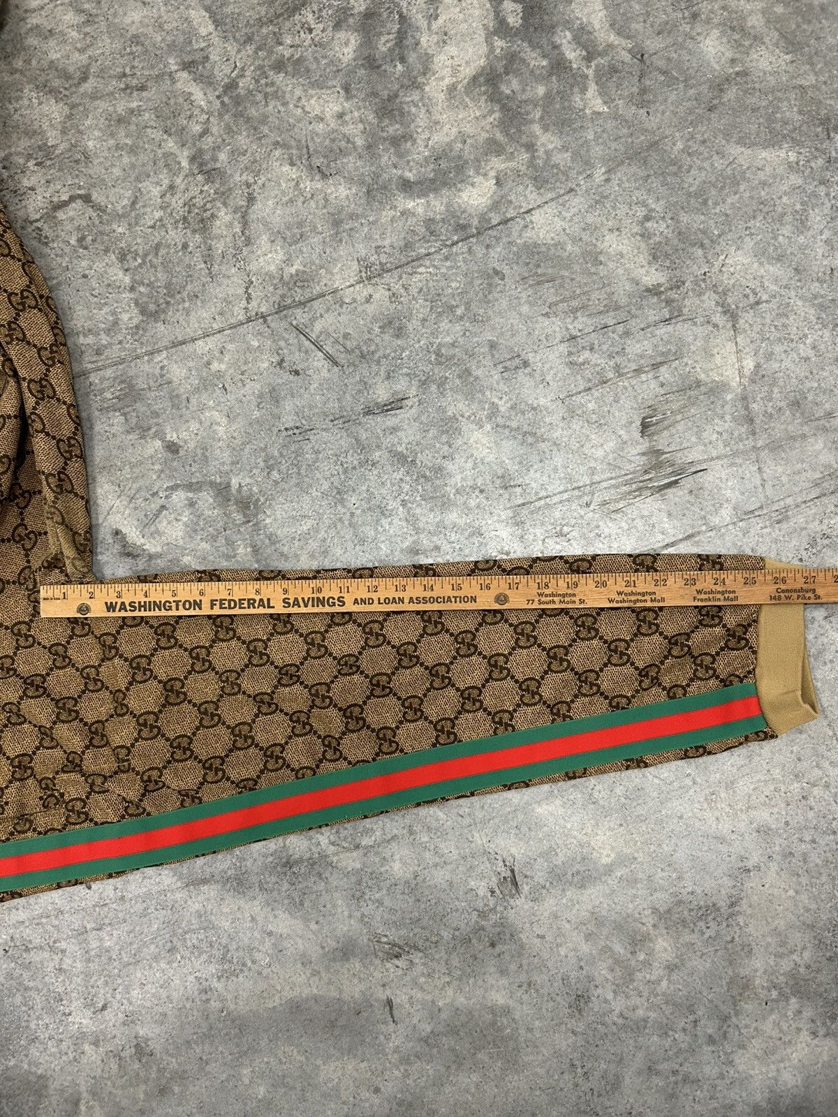 Gucci Gucci monogram stripe sweatpants uniform Size US 32 / EU 48 - 9 Thumbnail