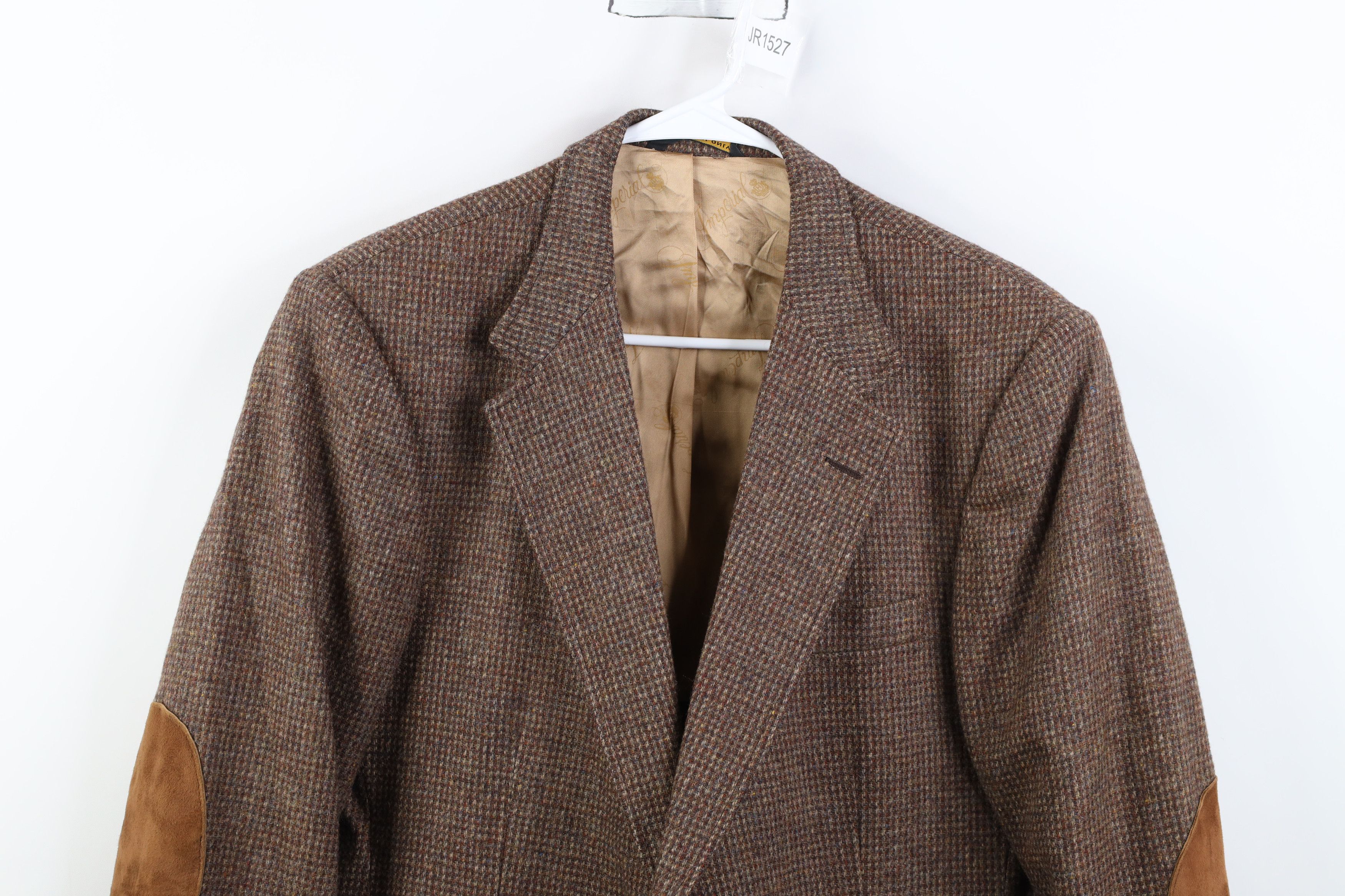 Vintage Vintage 70s Suede Elbow Patch Suit Coat Blazer Jacket USA Size US XXL / EU 58 / 5 - 2 Thumbnail