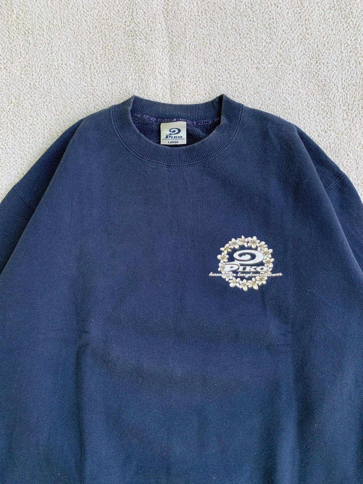 Vintage Vintage PiKo Hawaiian Longboard Wear Big Logo Sweatshirt Size US L / EU 52-54 / 3 - 4 Thumbnail