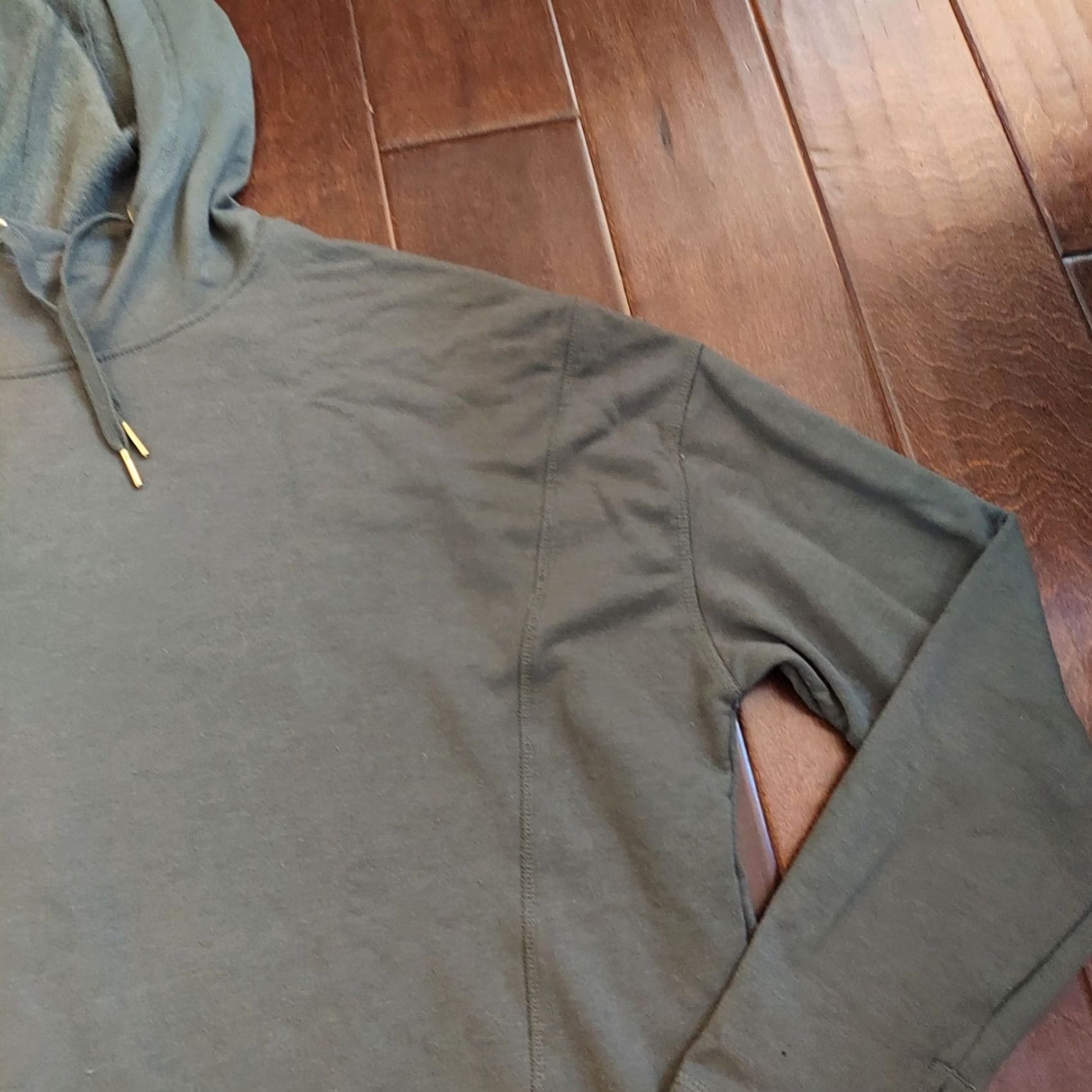 Jockey Jockey Womens Green Long Sleeve Drawstring Hoodie - Size L Size L / US 10 / IT 46 - 6 Thumbnail