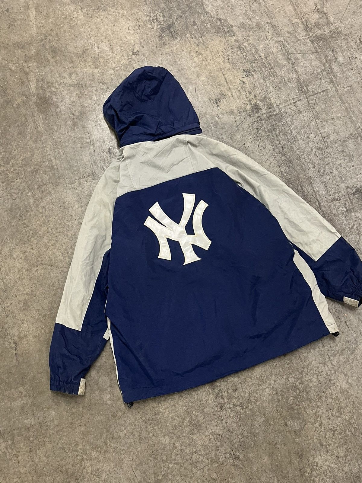 Vintage NY Yankees vintage winter jacket 3 in 1 hype steeetwear rare Size US XL / EU 56 / 4 - 2 Thumbnail
