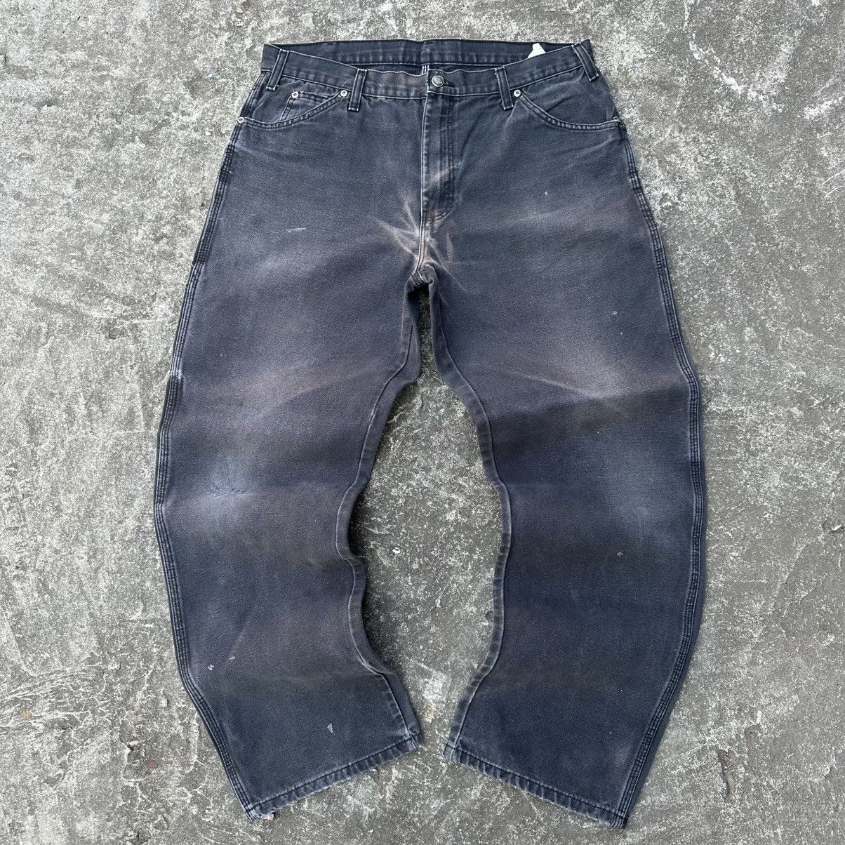 Carhartt (36x32.5) Crazy Vintage Y2K Dickies Carpenter Distressed Size US 36 / EU 52 - 1 Thumbnail