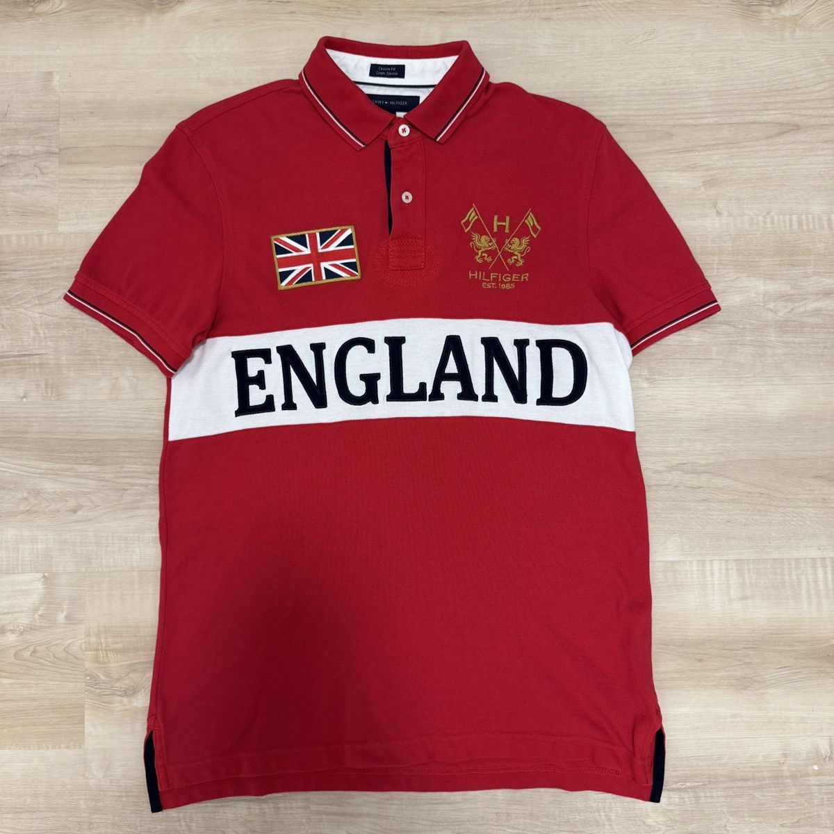Tommy Hilfiger Tommy Hilfiger – Rare Collector’s England Rugby Polo – M Size US M / EU 48-50 / 2 - 1 Thumbnail