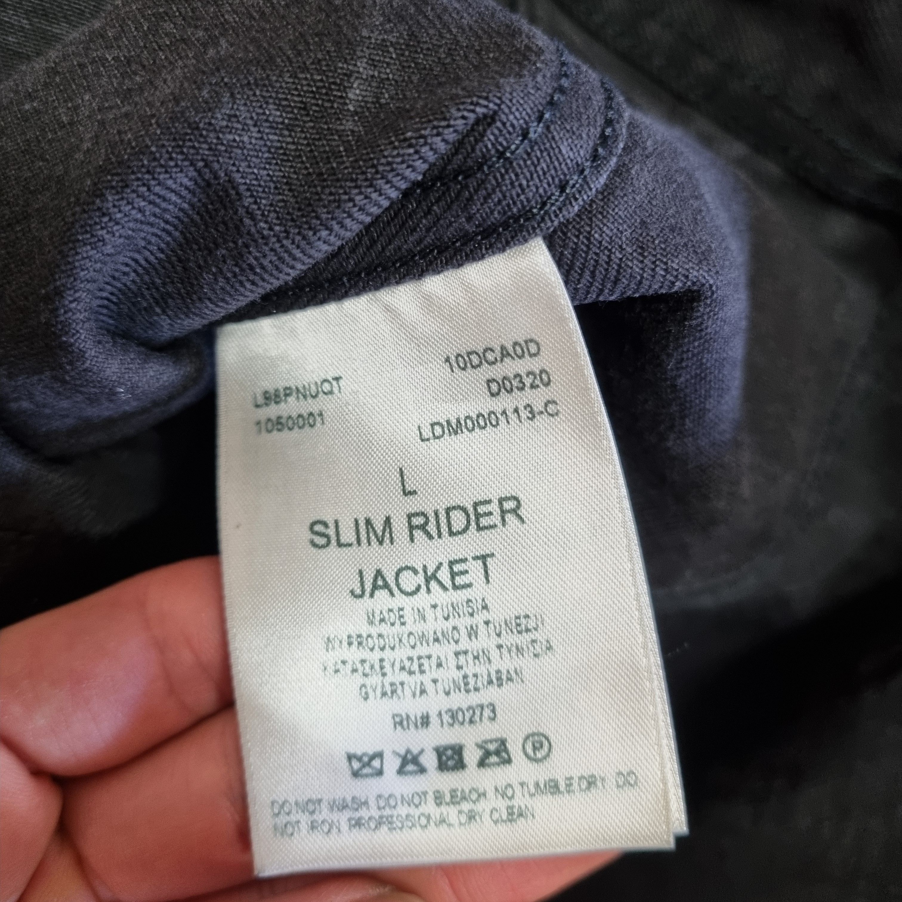 Stefan Cooke Stefan Cooke Lee Collabo Slim Rider Denim Jacket Size US L / EU 52-54 / 3 - 8 Thumbnail