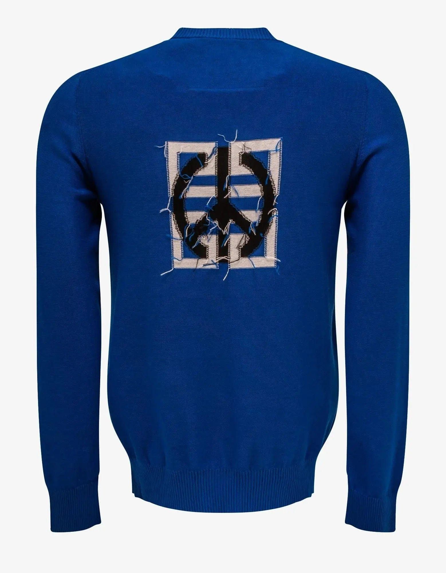 Givenchy Givenchy Blue 4G Peace Logo Sweater Size US XL / EU 56 / 4 - 2 Thumbnail