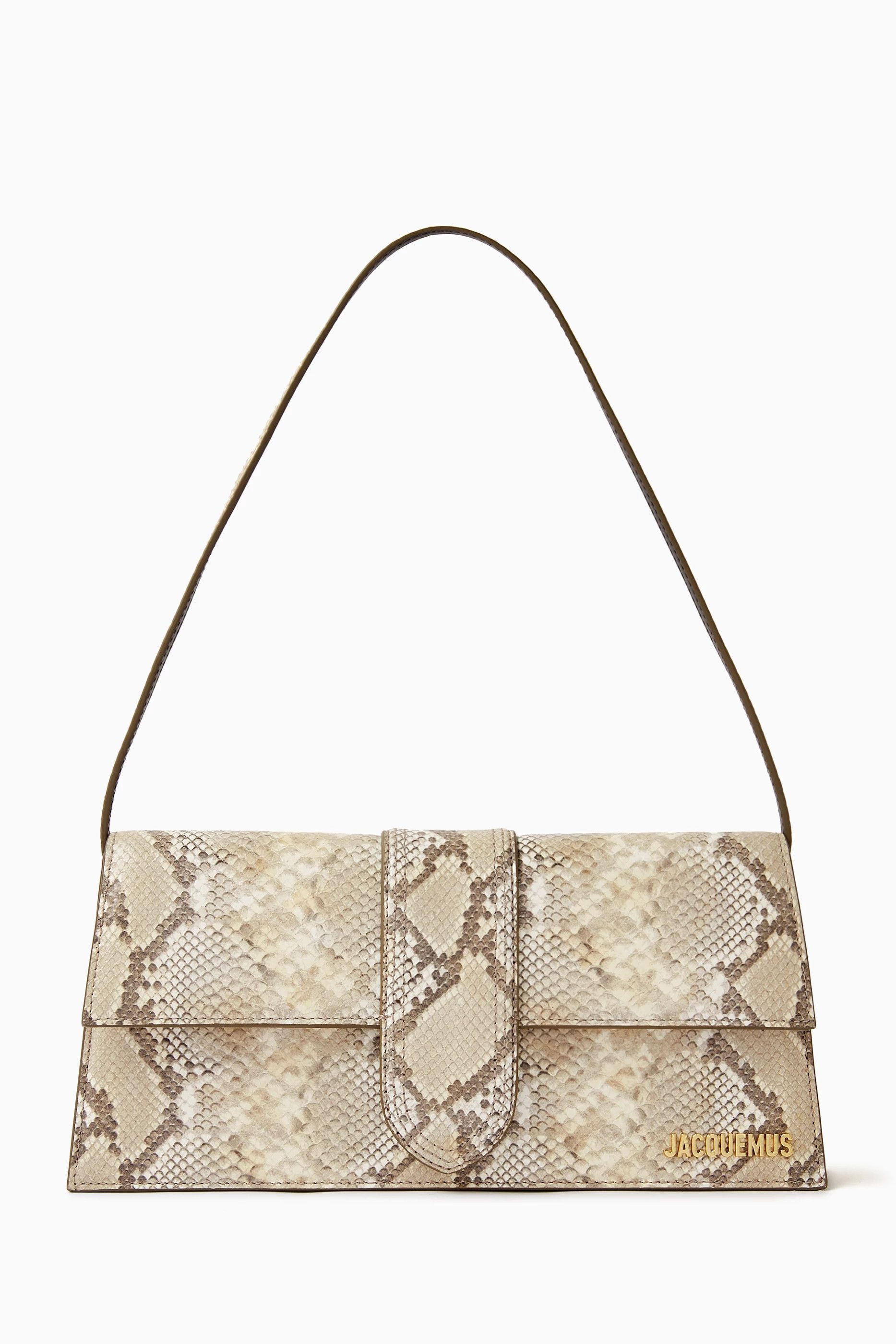 Jacquemus o1la1rc1a0925 Size:OS / Le Grand Bambino Snake Shoulder Bag Size ONE SIZE - 1 Thumbnail