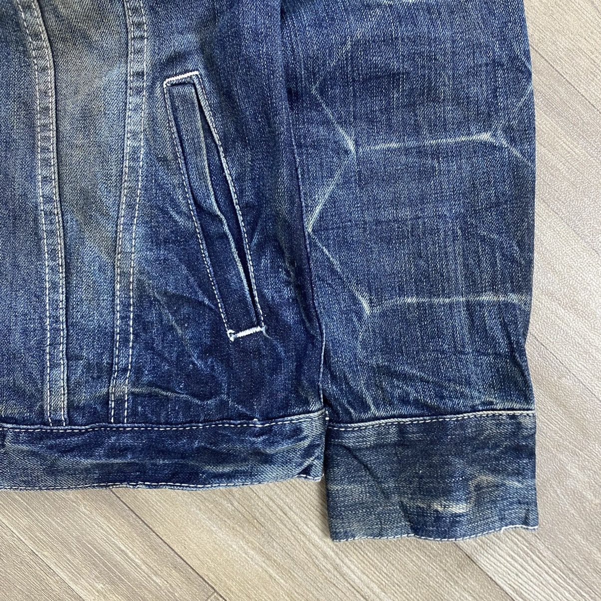 GOSTAR DE FUGA Vintage Fuga Distressed Faded Denim Jacket Ifsix Lgb Style Size US M / EU 48-50 / 2 - 10 Thumbnail
