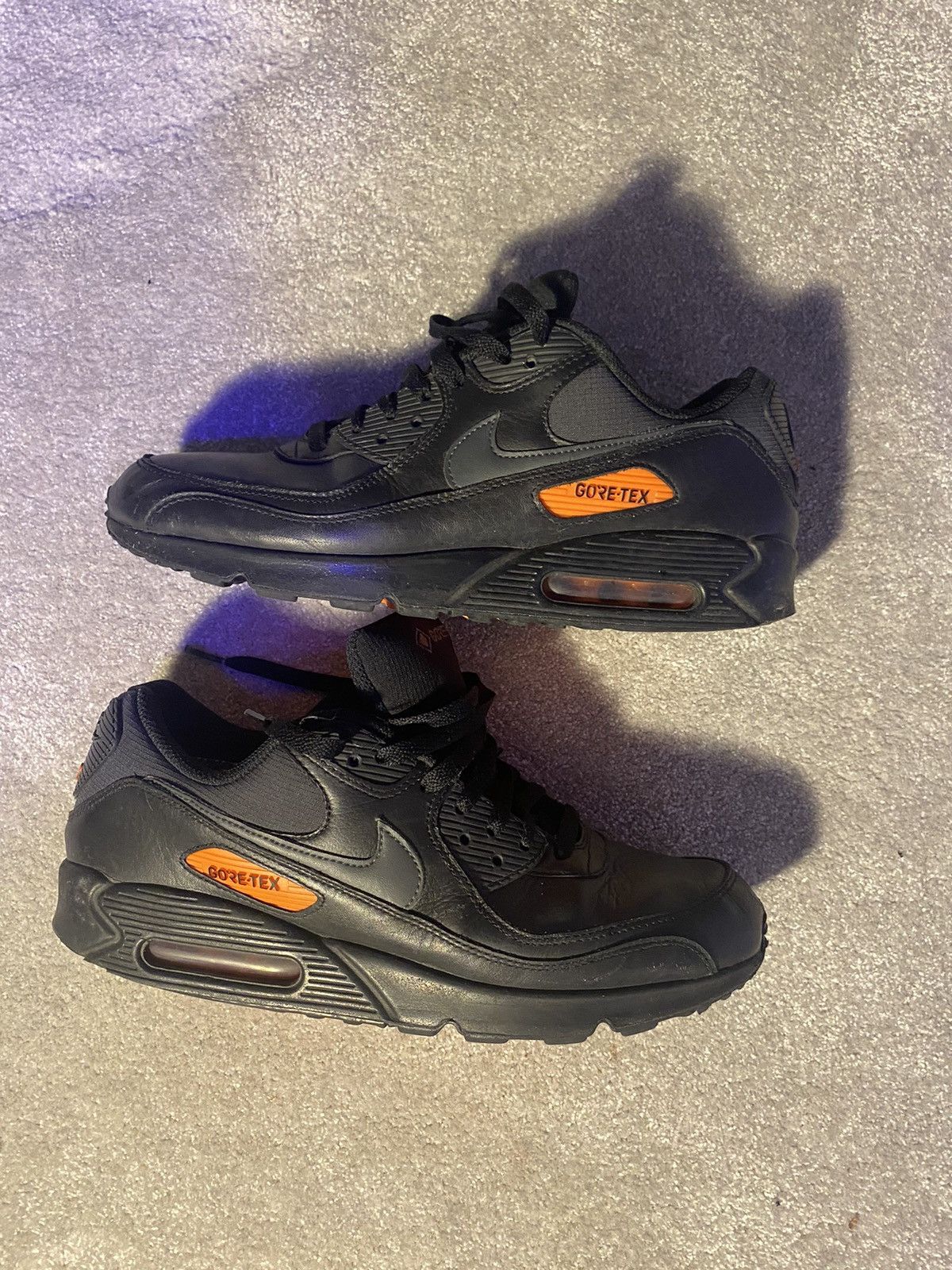 image of Nike Airmax 90 Coretex Shoes in Black, Men's (Size 9.5)