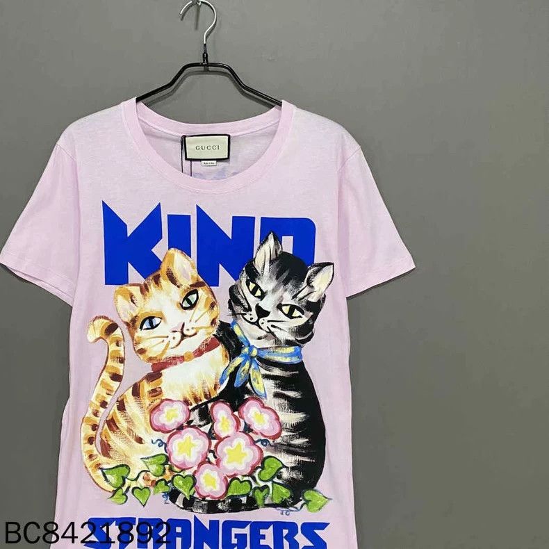 Gucci Gucci Pink cat short sleeves 2504-Nextarrow Size XXS / US 00 / IT 34 - 2 Thumbnail