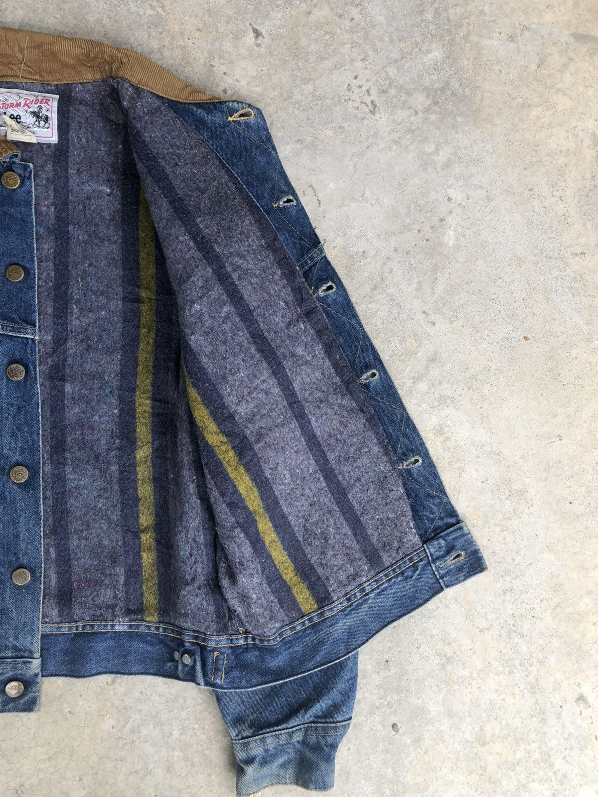 Lee Vintage 70’s Lee Storm Rider Blanked Lined Denim Jacket Size US L / EU 52-54 / 3 - 10 Thumbnail