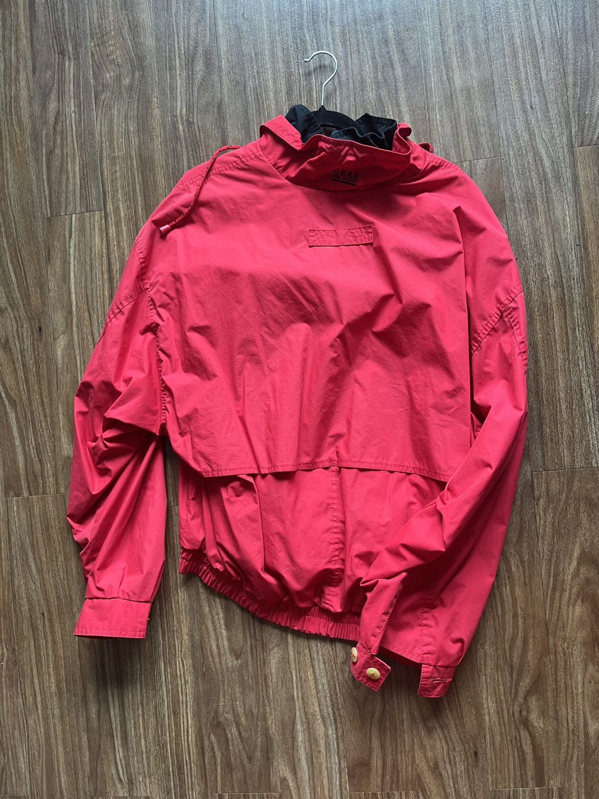 Gear for Sports Red Men's Vintage Gear For Sport Windbreaker Jacket Size US XL / EU 56 / 4 - 3 Thumbnail