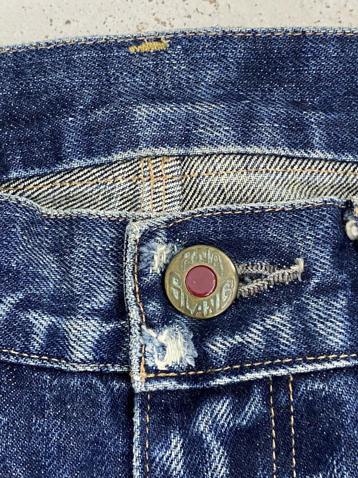 If Six Was Nine Rna Slang Inc Japan Selvedge Dirty Mud Washed Wax Pocket Size US 31 - 15 Thumbnail