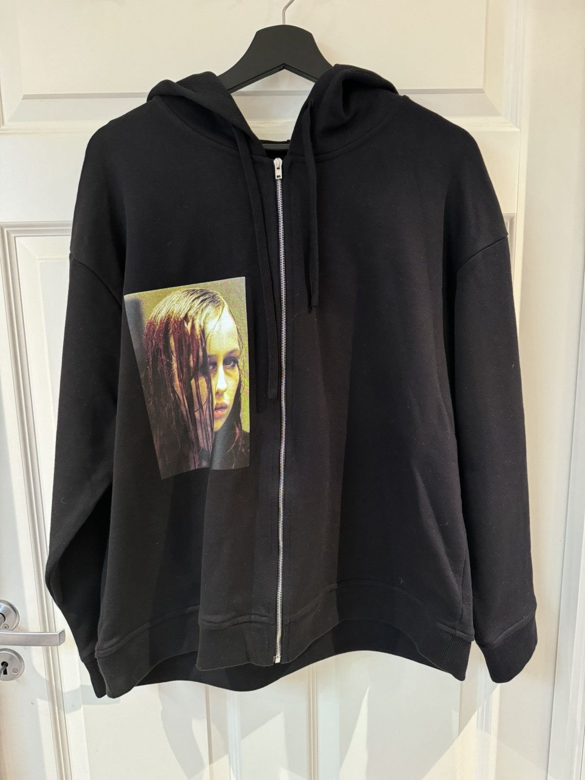 Raf Simons Christiane F Wet Hair Zip Hoodie | Grailed
