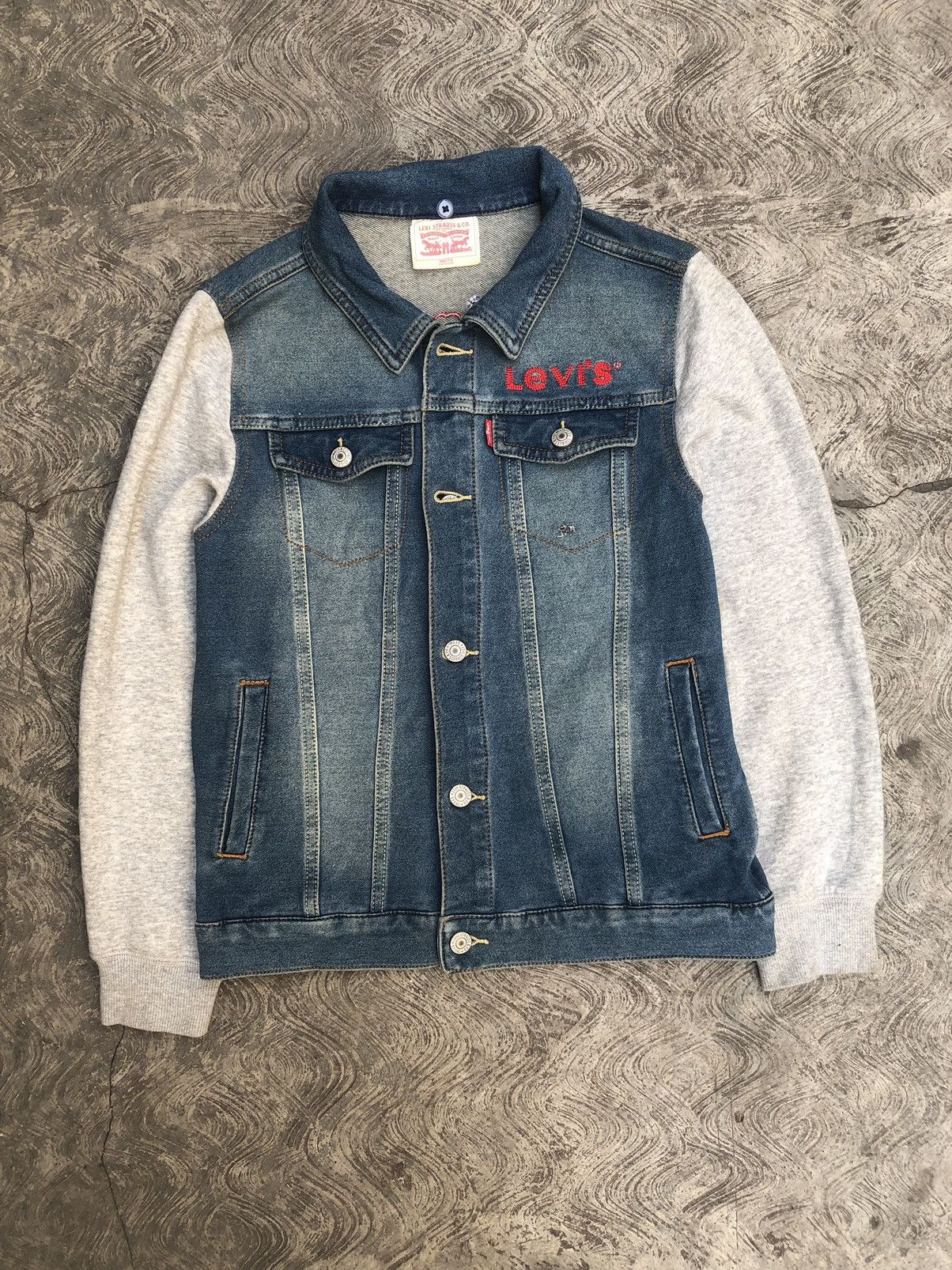 Levi's Levi’s Jeans Jacket Hoodie Patchwork Number Nine LGB Style Size US M / EU 48-50 / 2 - 3 Thumbnail