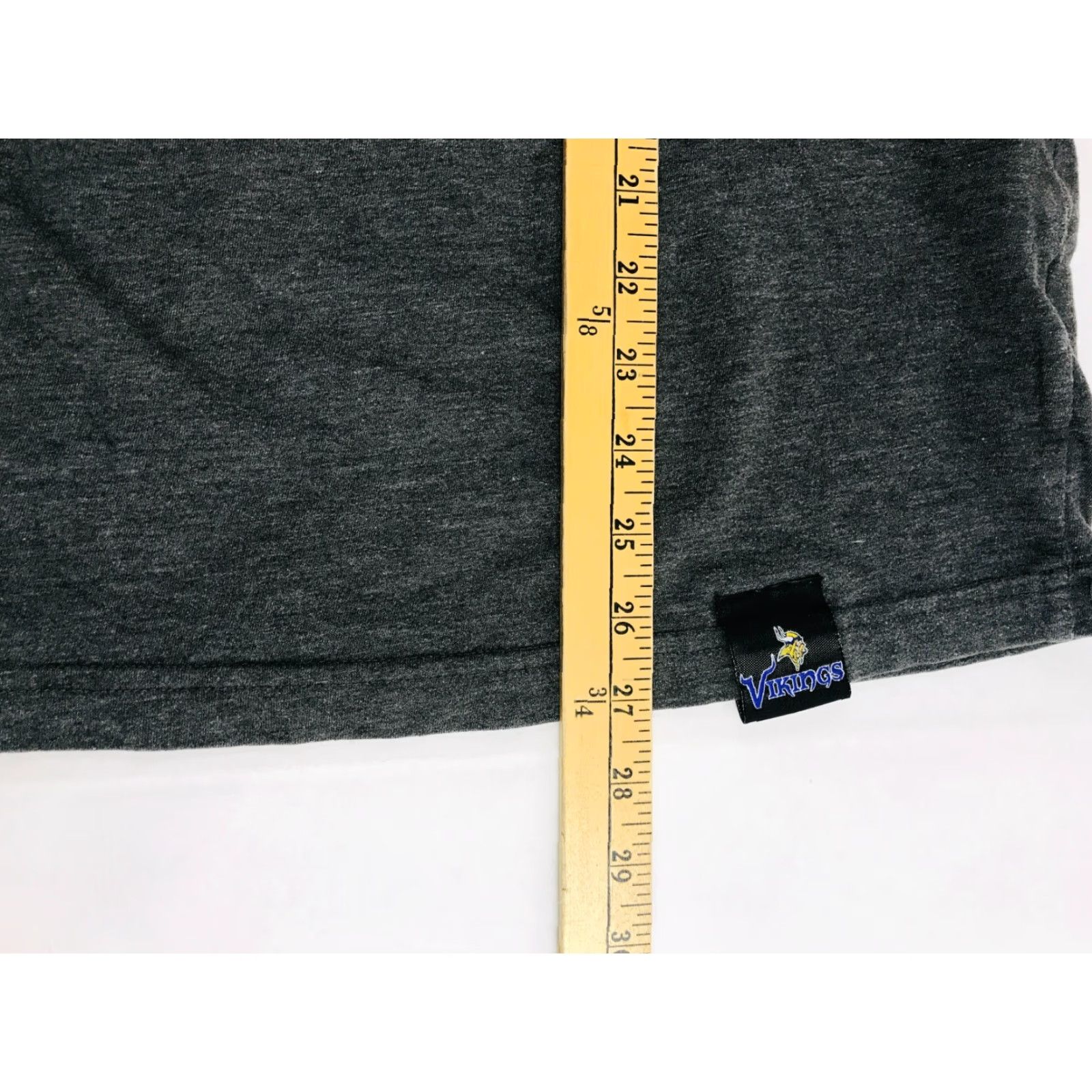 NFL Minnesota Vikings T-Shirt Men's Medium Gray Heather NFL Team Apparel Tee Size US M / EU 48-50 / 2 - 4 Thumbnail