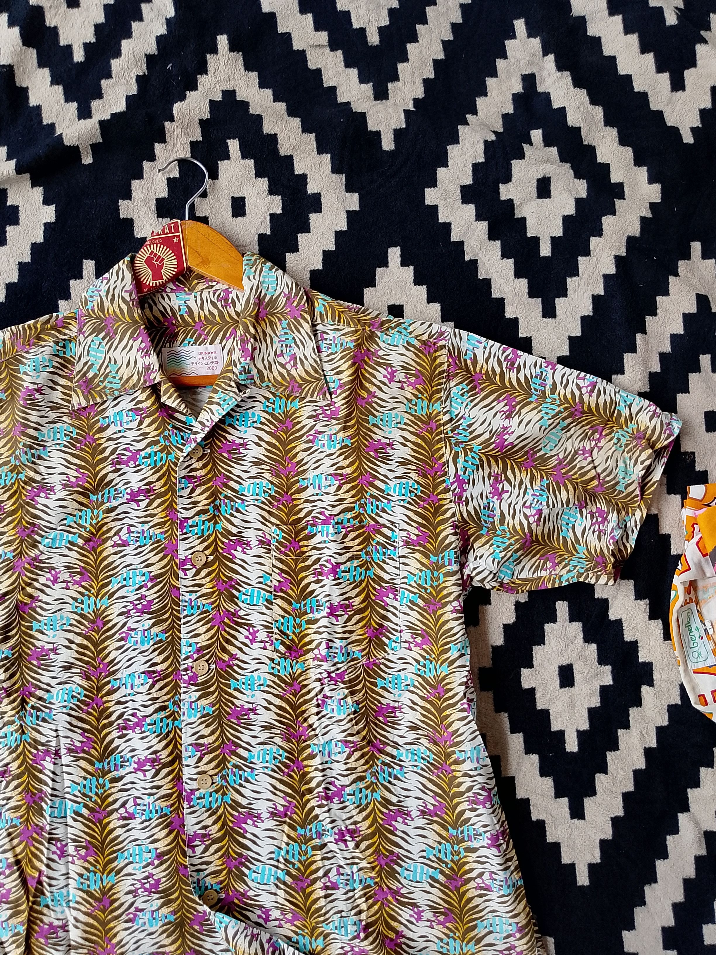 Japanese Brand Vintage Okinawa Paradise Surfwear Hawaiian Beachwear Shirt Size US M / EU 48-50 / 2 - 4 Thumbnail