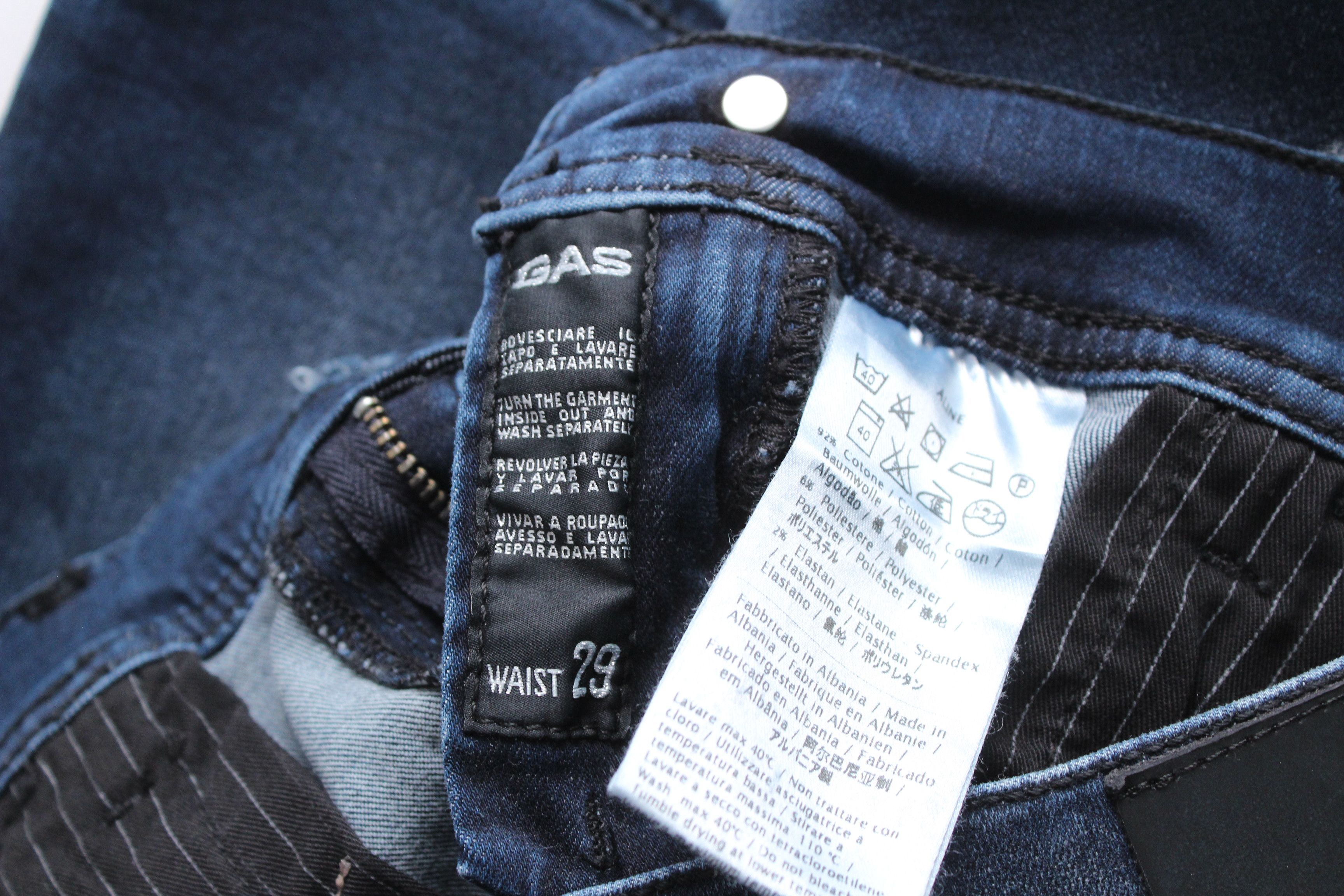 GAS Gas Skirt Denim Size 29 Vintage Hype Rare Size 29" - 12 Thumbnail
