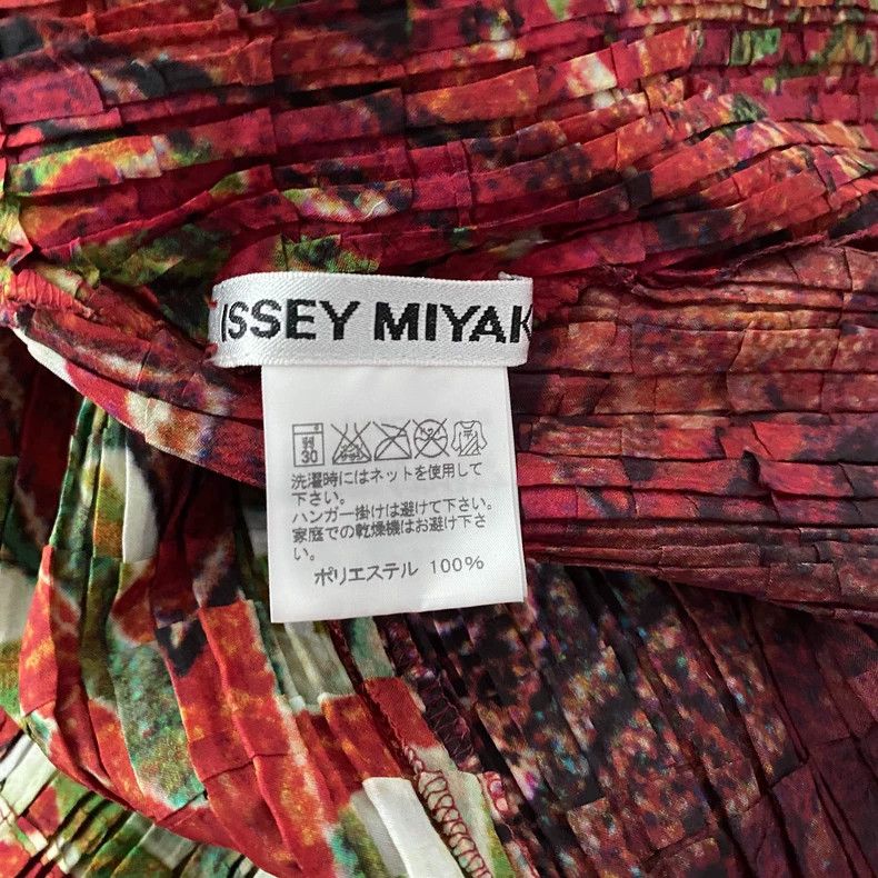 Issey Miyake Issey Miyake Ethnic oil painting pleated long-sleeved Size M / US 6-8 / IT 42-44 - 6 Thumbnail