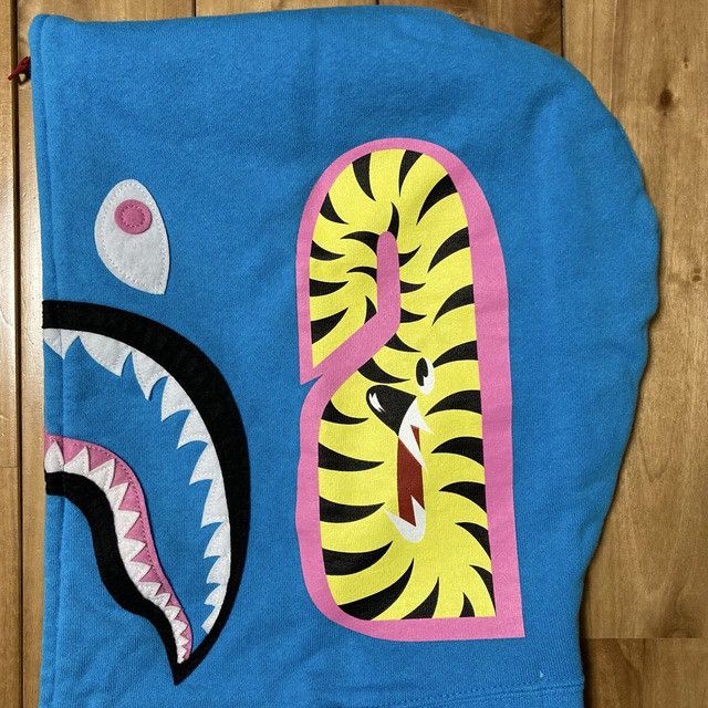 Bape BAPE Neon Shark Full Zip Hoodie a bathing ape NIGO Size US M / EU 48-50 / 2 - 5 Thumbnail
