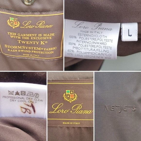 Designer × Loro Piana Loro Piana Italy x NetJets Luxury Black Storm System Twenty Size US L / EU 52-54 / 3 - 5 Thumbnail