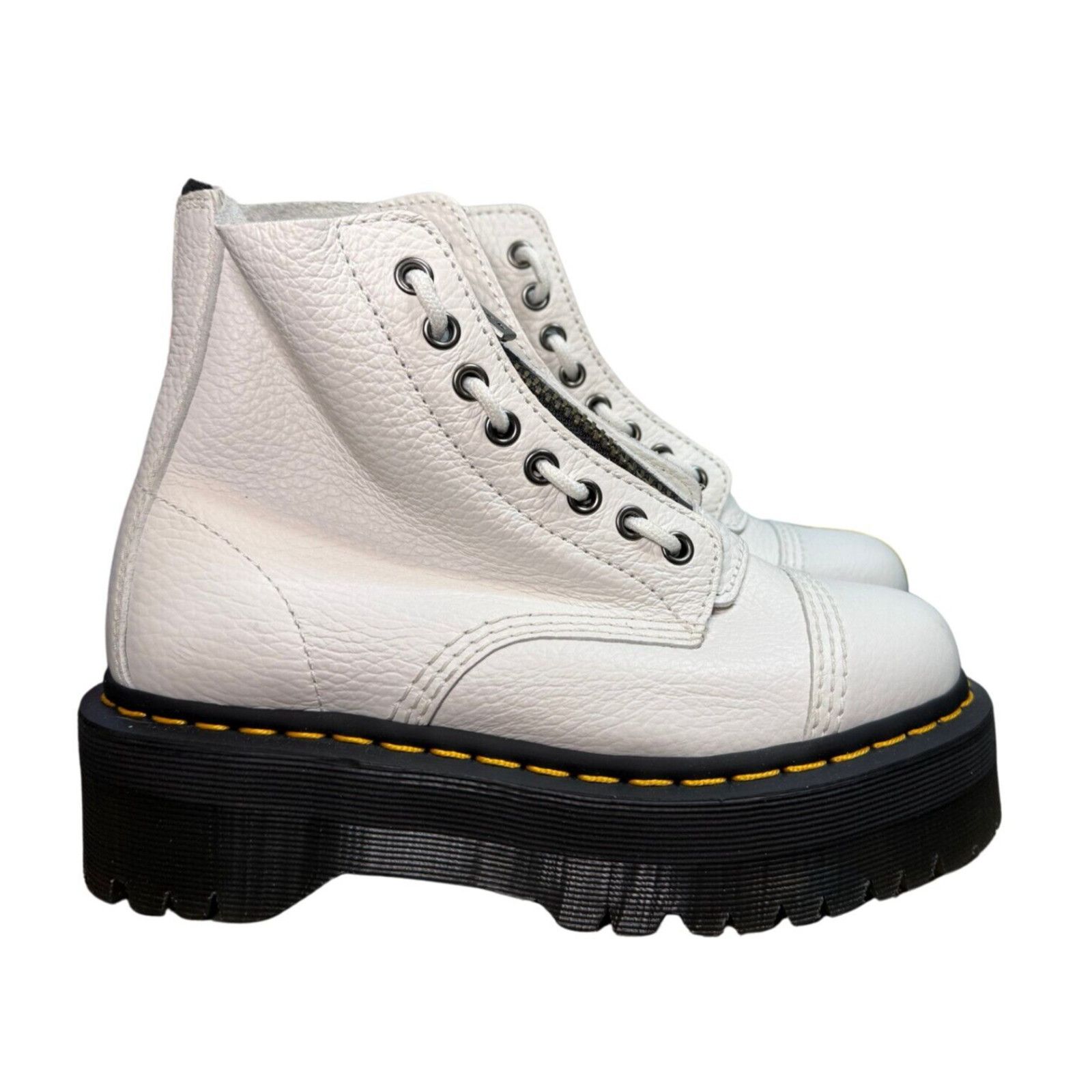 Ladies Boots Dr Martens Sinclair White Boots Martens Sinclair