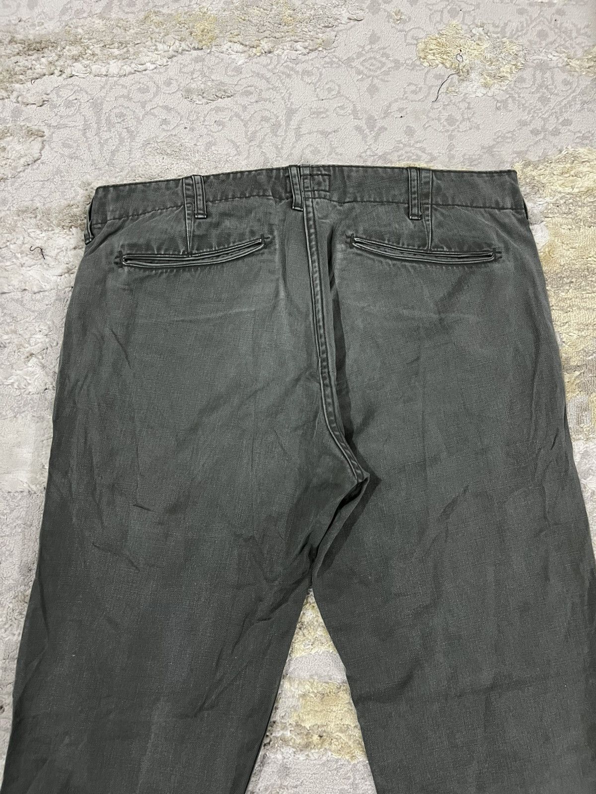 Stevenson Overall Co. Olive Green Military Officer Khakis Chinos Pants Stevenson Size US 32 / EU 48 - 6 Thumbnail