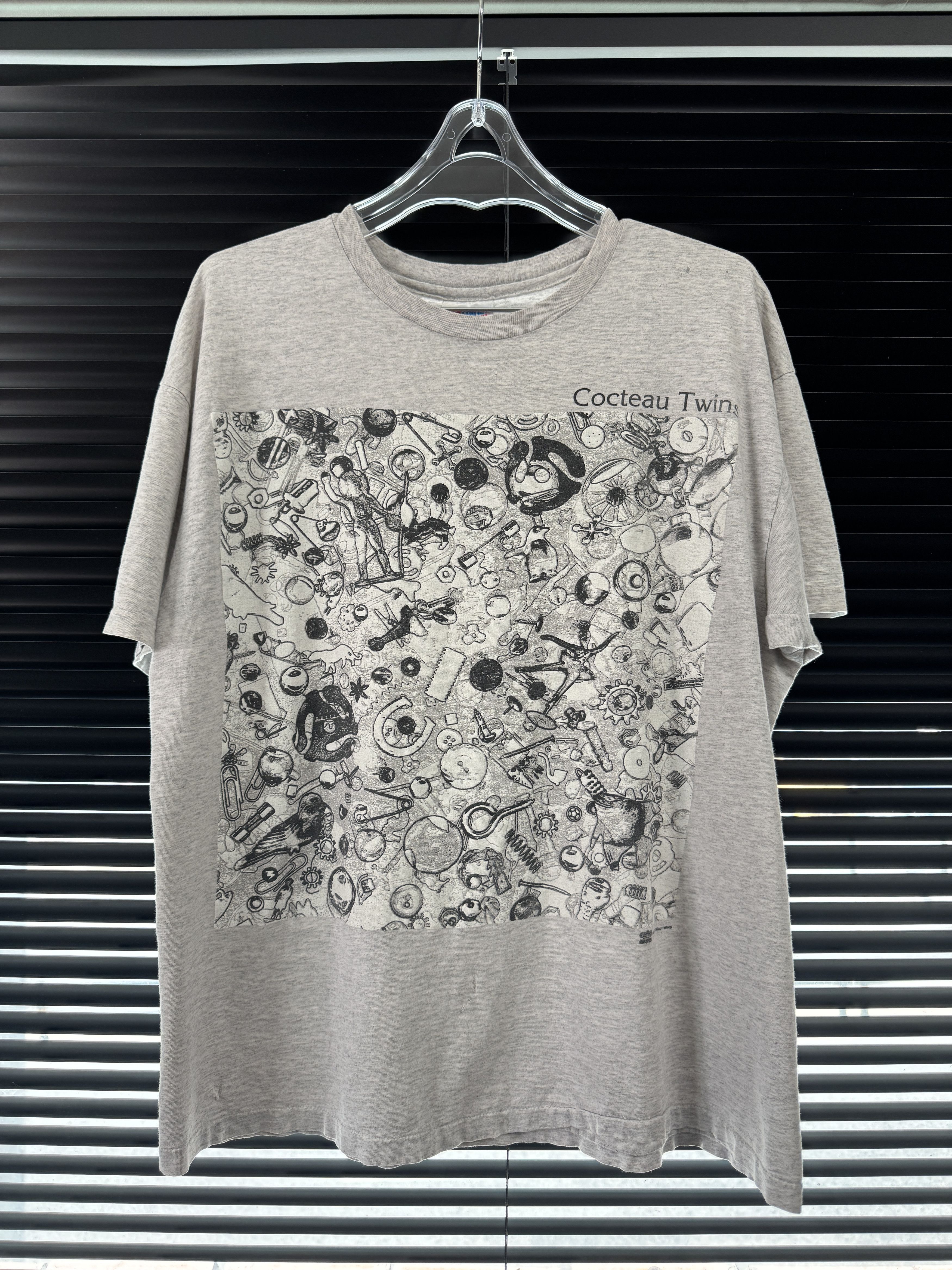 Vintage Vintage 90s Cocteau Twins 'Four Calendar Cafe' Shirt Size US XL / EU 56 / 4 - 1 Thumbnail