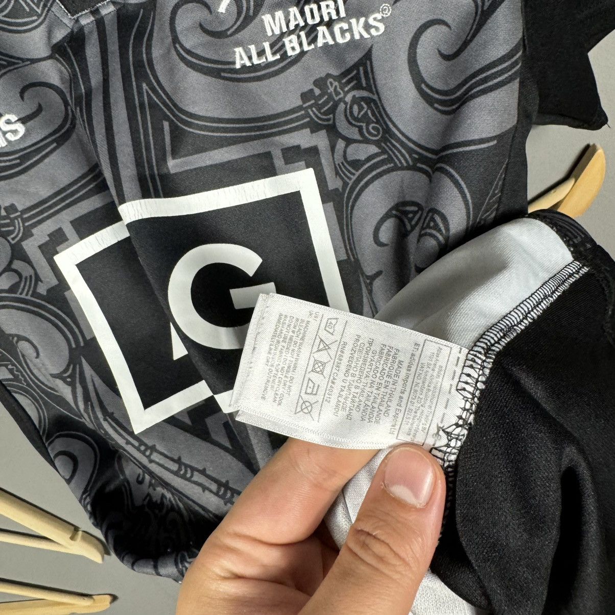 Adidas Adidas All Blacks 2015 Māori Rugby Jersey Size US S / EU 44-46 / 1 - 7 Thumbnail