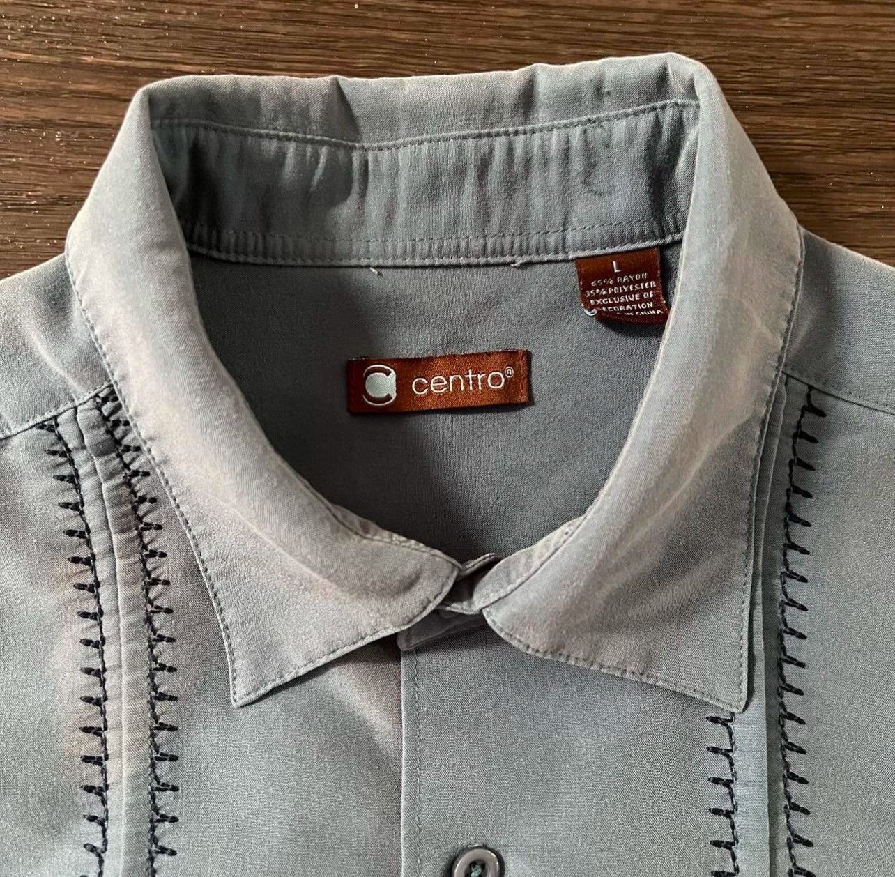 Vintage Beautiful soft blue western style boxy button up Size US XL / EU 56 / 4 - 3 Thumbnail