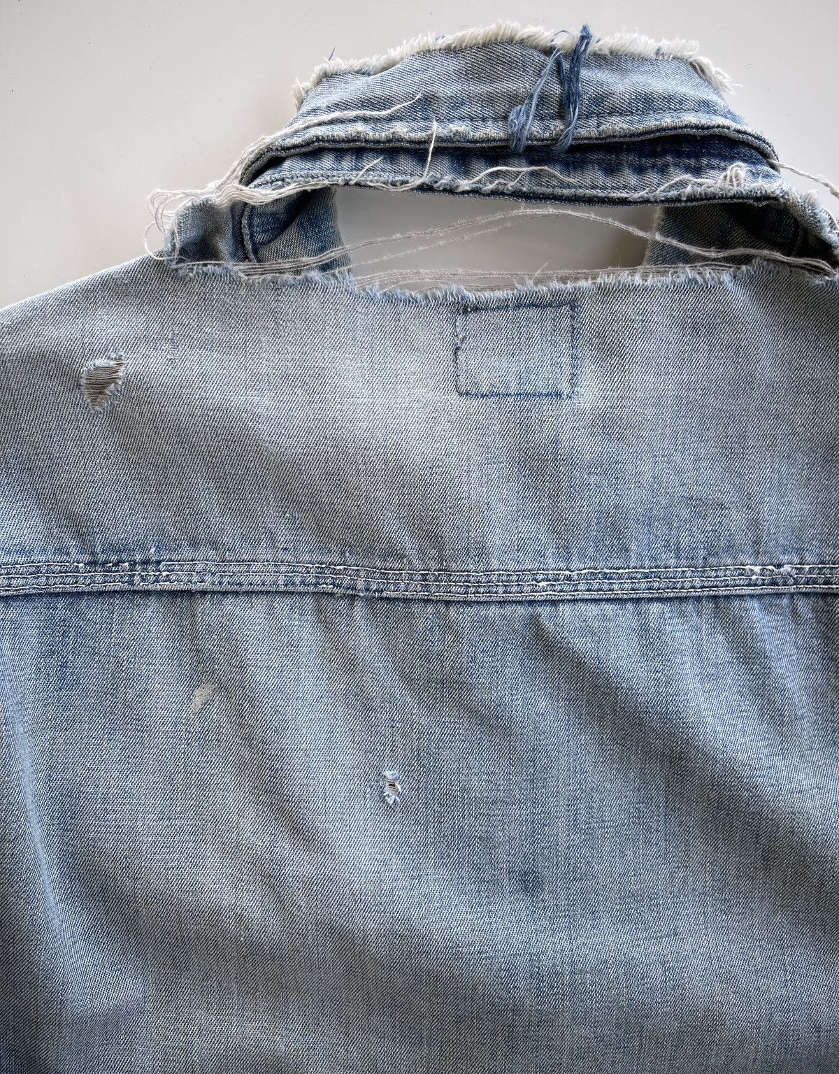 Lee Destroyed❗️70s Lee Jelt 91 B Distressed Jacket Size US L / EU 52-54 / 3 - 8 Thumbnail