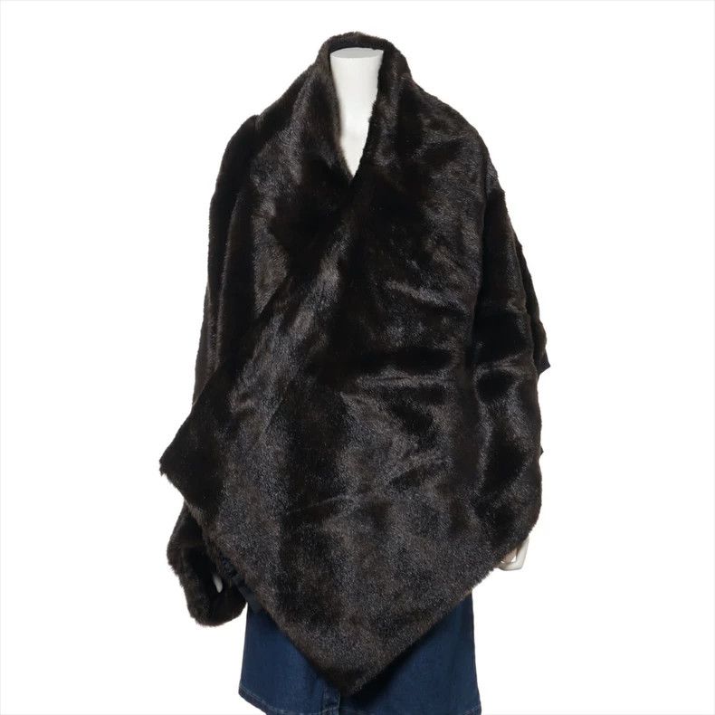 Comme des Garcons Comme Des Garcons size 均码 Faux fur oversized asymmetric dec Size S / US 4 / IT 40 - 1 Thumbnail
