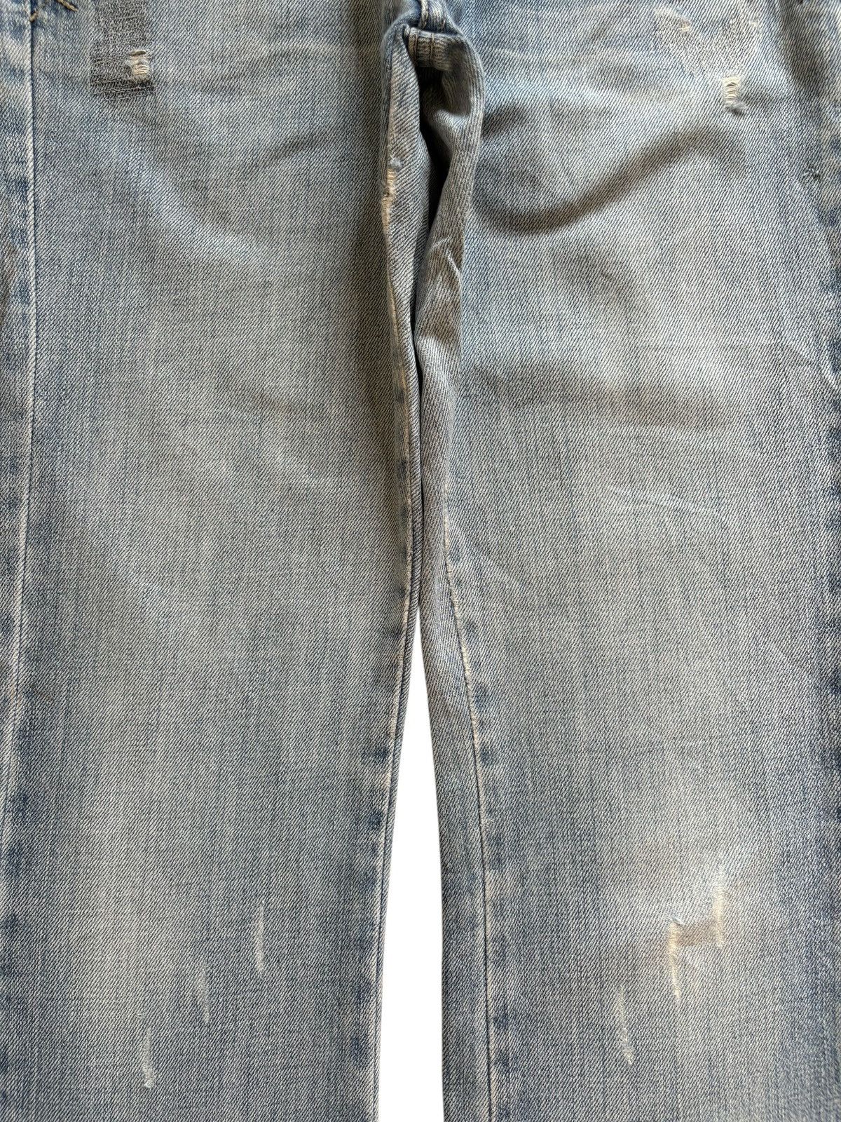 Abercrombie & Fitch Vintage Abercrombie Faded Wash Distressed Bootcut Flare Jean Size US 28 / EU 44 - 5 Thumbnail