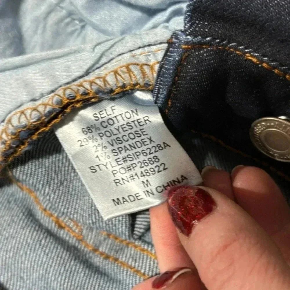Other Saints and Hearts High Rise Straight Leg Jean Size 29" - 4 Thumbnail