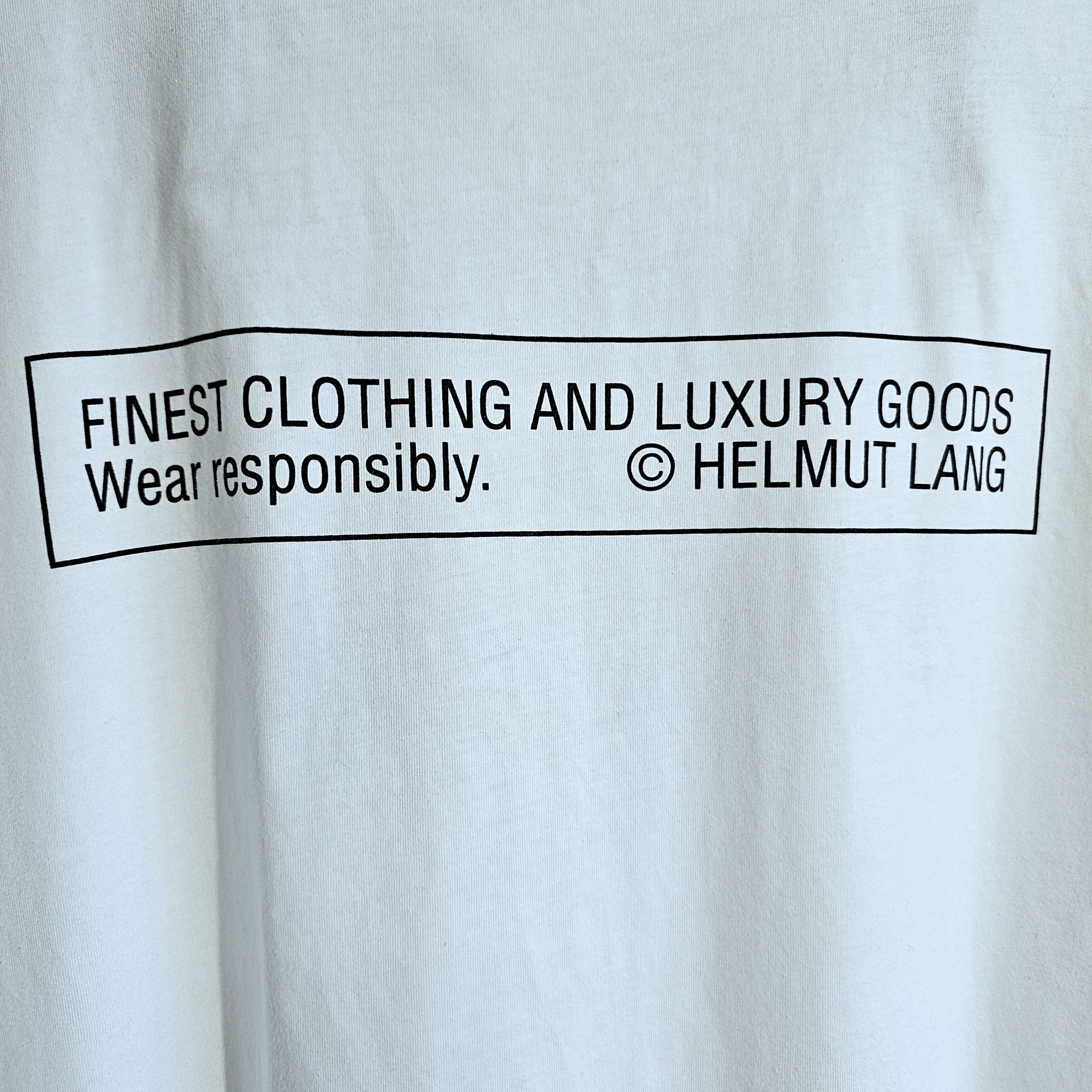 Helmut Lang × Vintage Helmut Lang oversize vintage white t-shirt Size US XXL / EU 58 / 5 - 5 Thumbnail