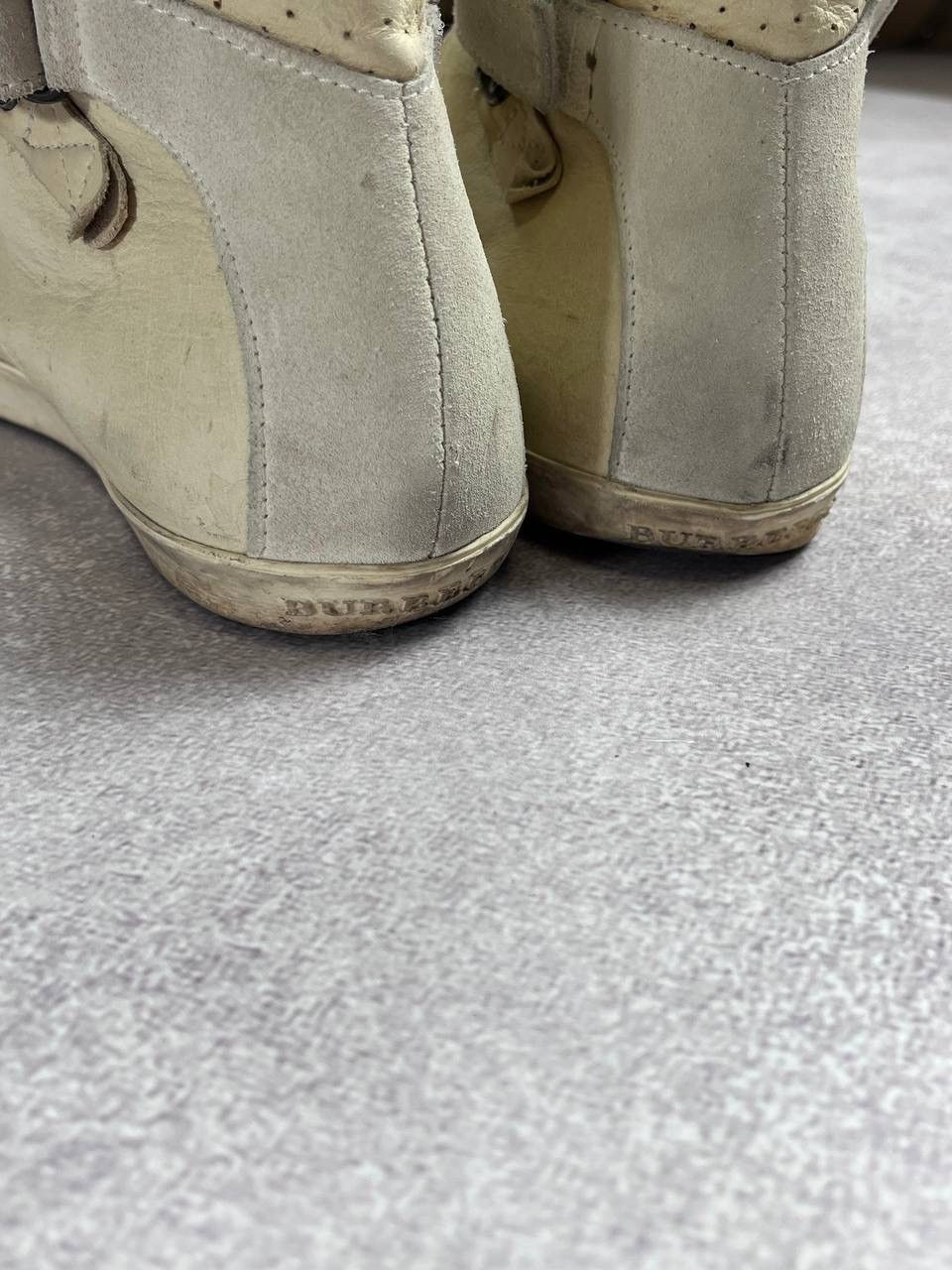 Burberry Grail❗️Burberry Hi-top Leather Margiela Style Sneakers 44 Size US 11 / EU 44 - 6 Thumbnail